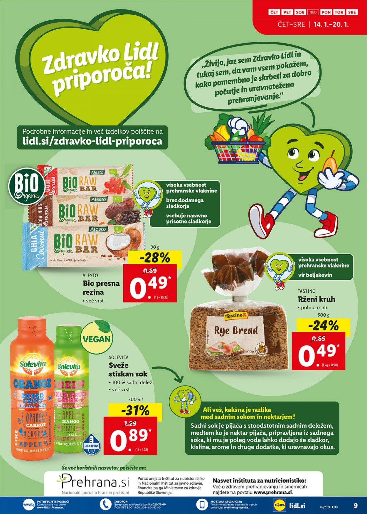 Lidl katalog - 14.1.2021 - 23.1.2021. Stran 9