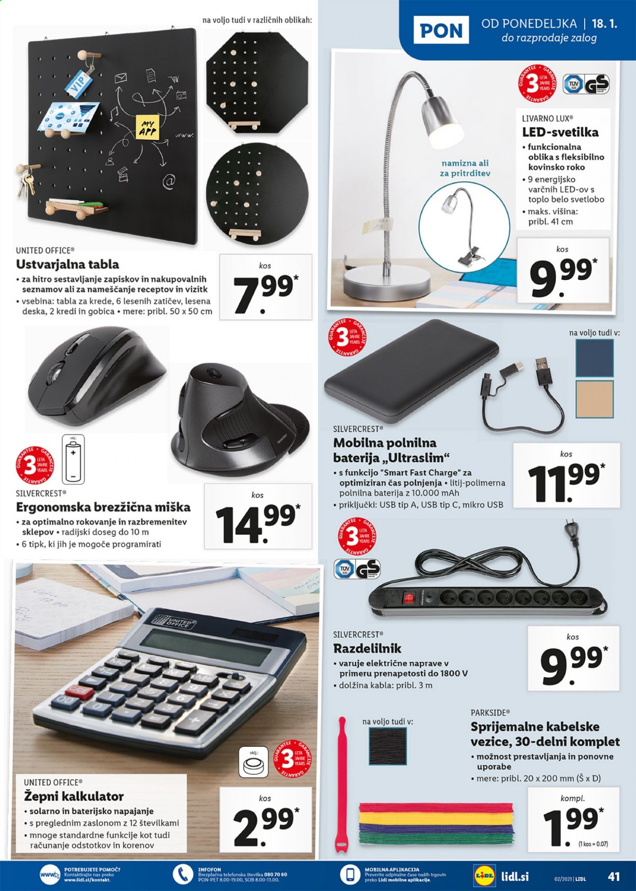 Lidl katalog - 14.1.2021 - 23.1.2021. Stran 41