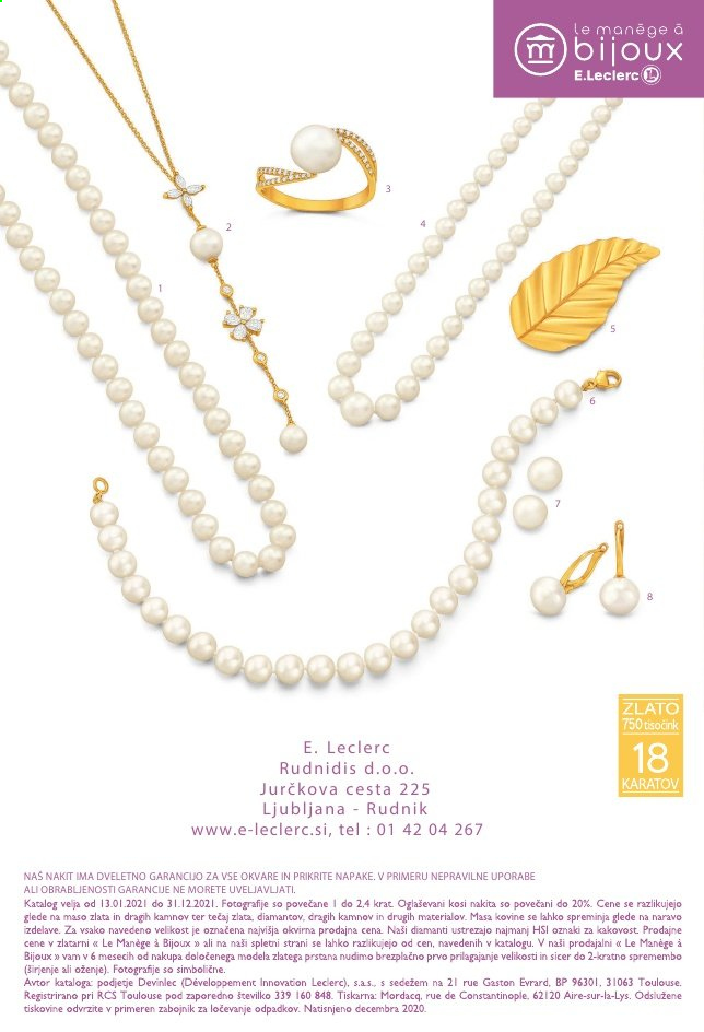 E.Leclerc katalog - 13.1.2021 - 31.12.2021. Stran 18