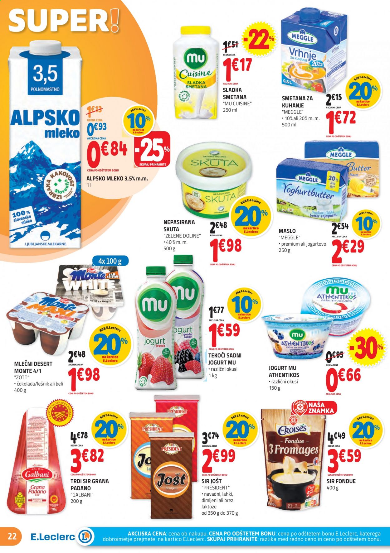 E.Leclerc katalog - 13.1.2021 - 23.1.2021. Stran 22
