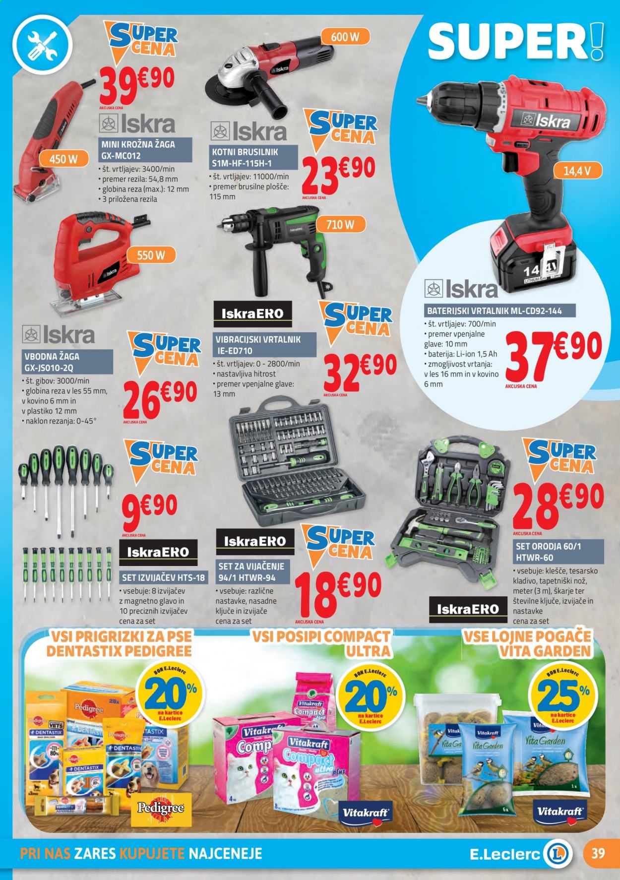 E.Leclerc katalog - 13.1.2021 - 23.1.2021. Stran 39