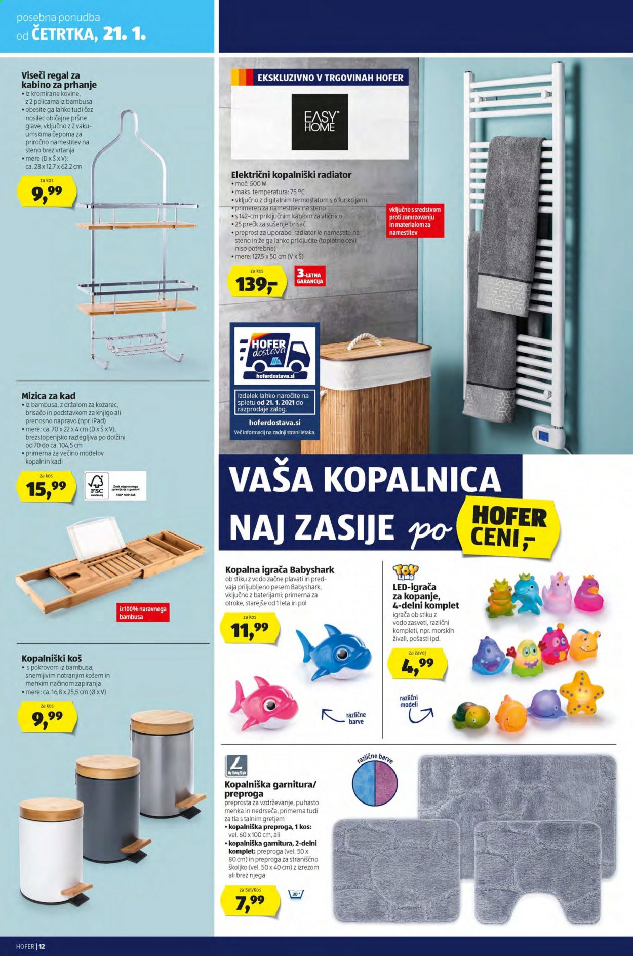 Hofer katalog - 15.1.2021 - 23.1.2021. Stran 12