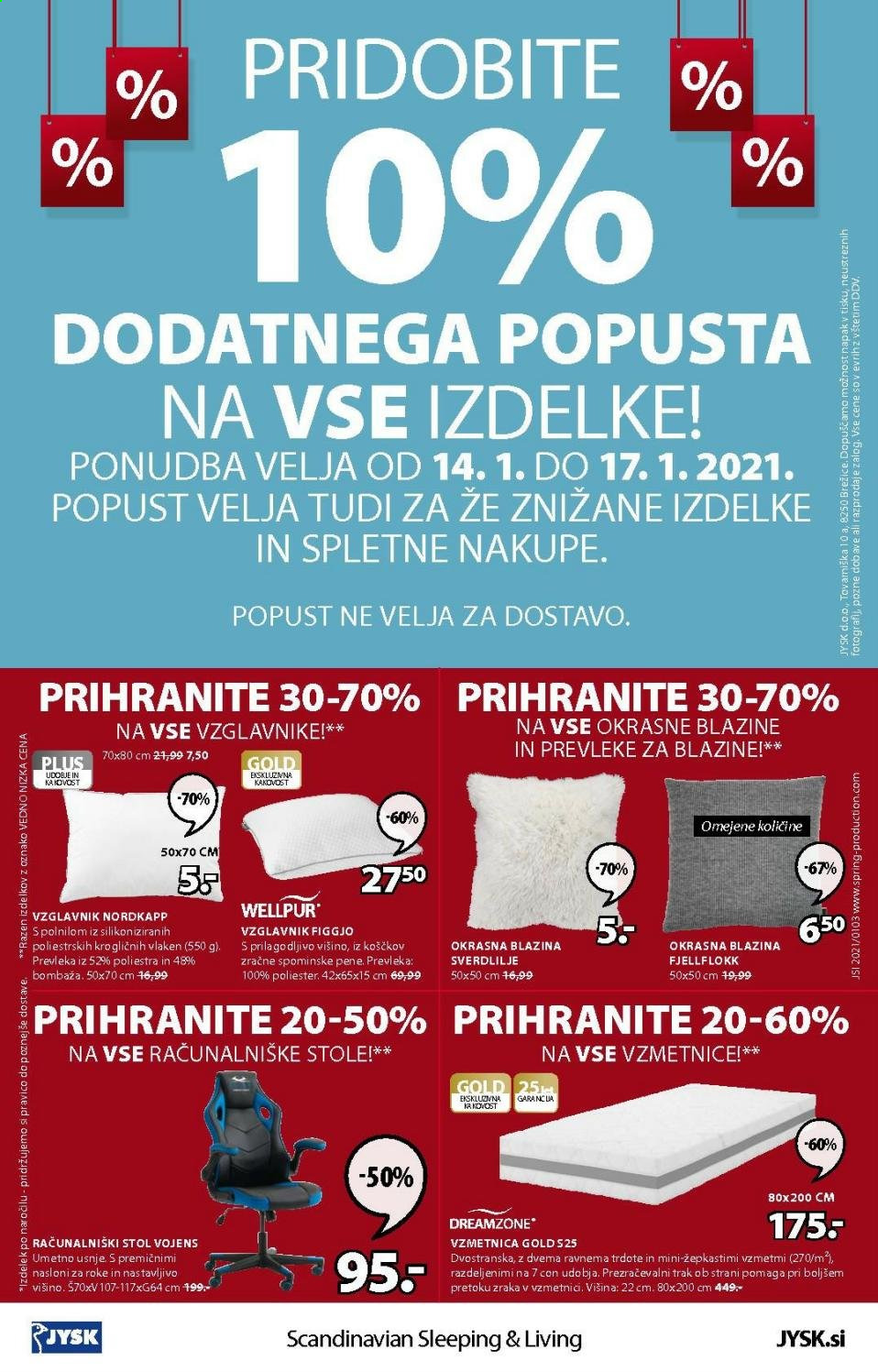 JYSK katalog - 14.1.2021 - 27.1.2021. Stran 16