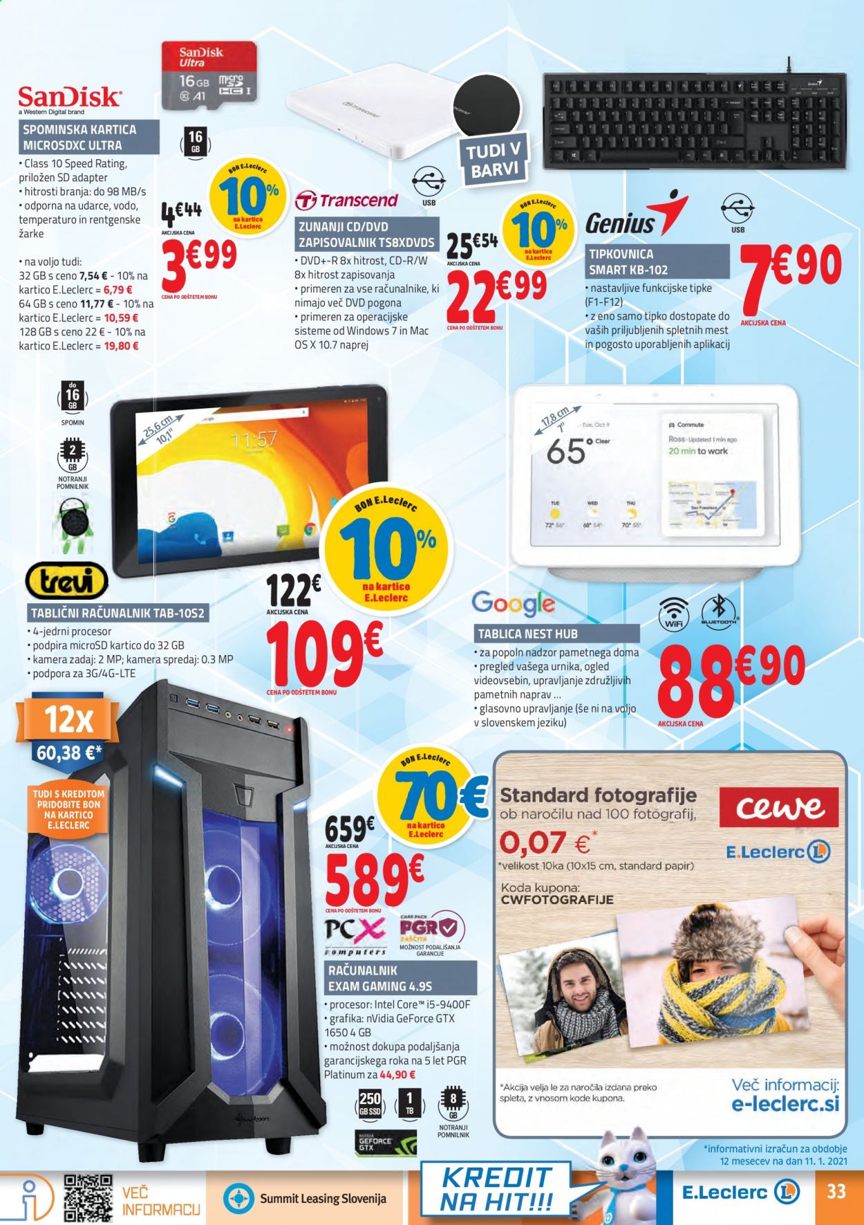 E.Leclerc katalog - 20.1.2021 - 30.1.2021. Stran 33