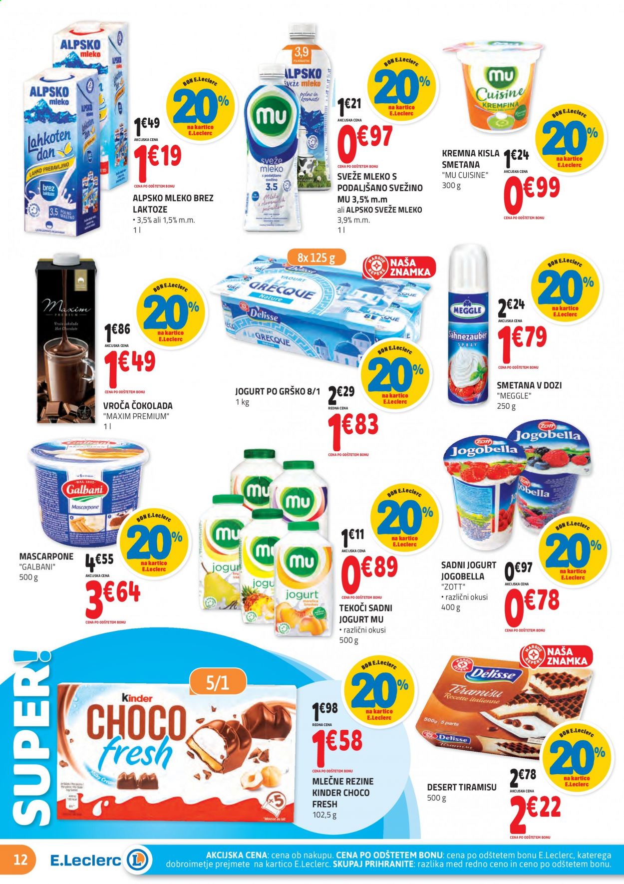 E.Leclerc katalog - 20.1.2021 - 30.1.2021. Stran 12