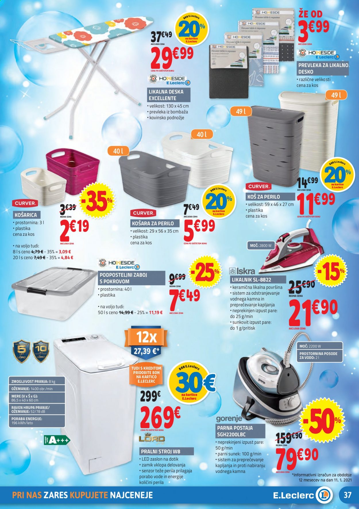 E.Leclerc katalog - 20.1.2021 - 30.1.2021. Stran 37