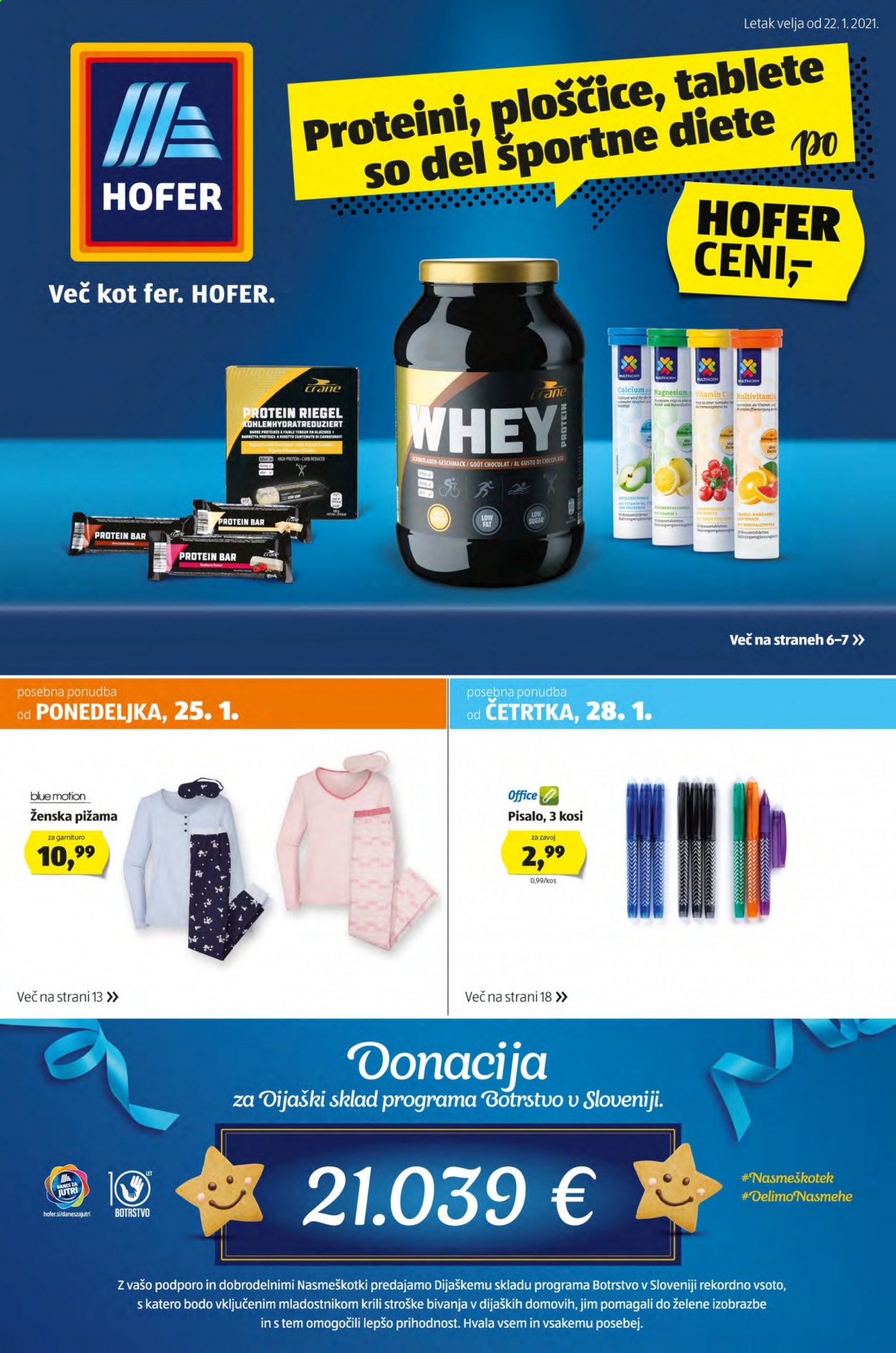 Hofer katalog - 22.1.2021 - 30.1.2021. Stran 1