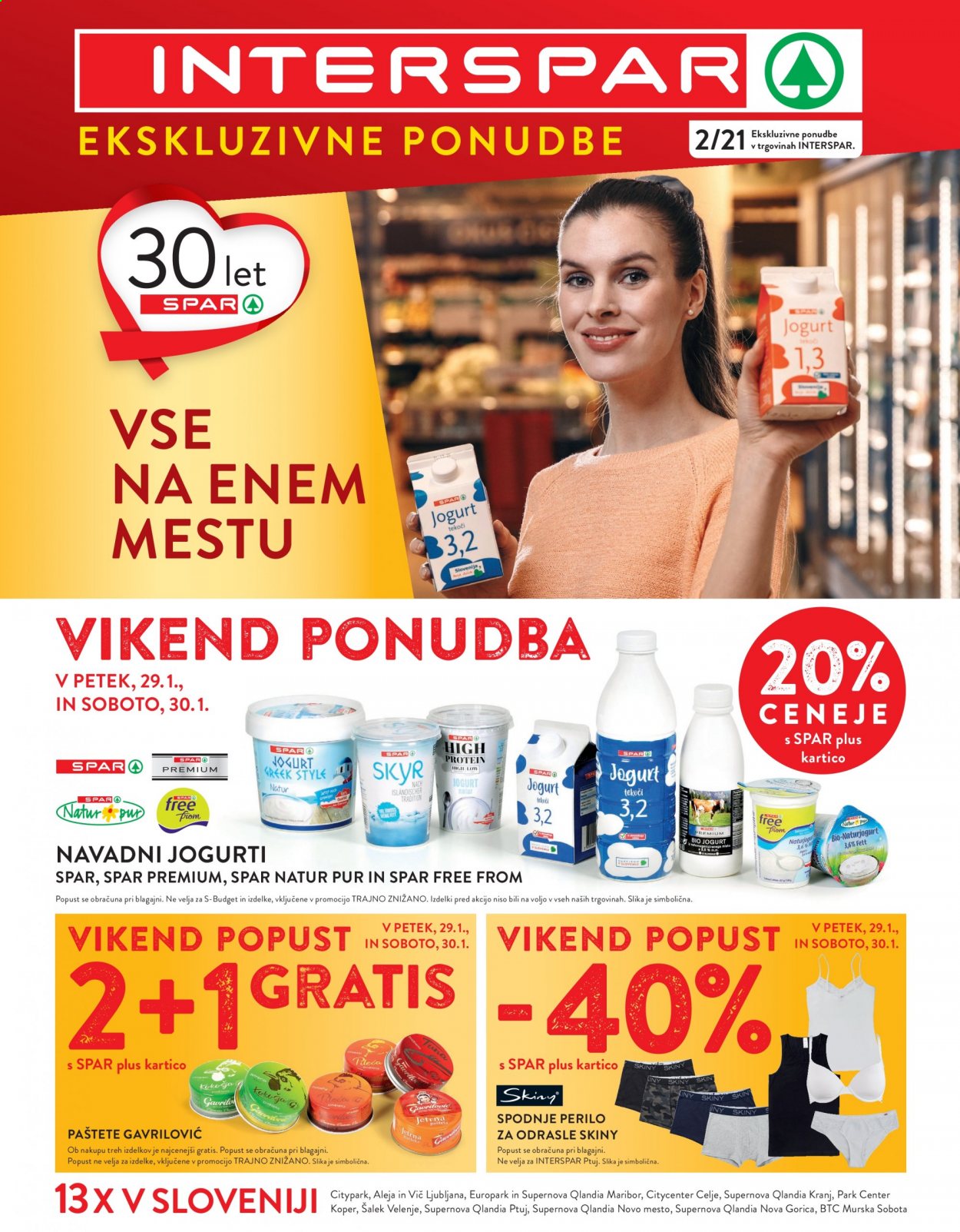 INTERSPAR katalog - 27.1.2021 - 2.2.2021. Stran 1