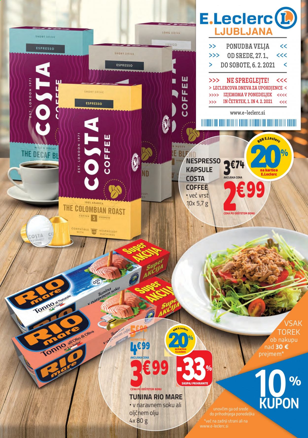 E.Leclerc katalog - 27.1.2021 - 6.2.2021. Stran 1