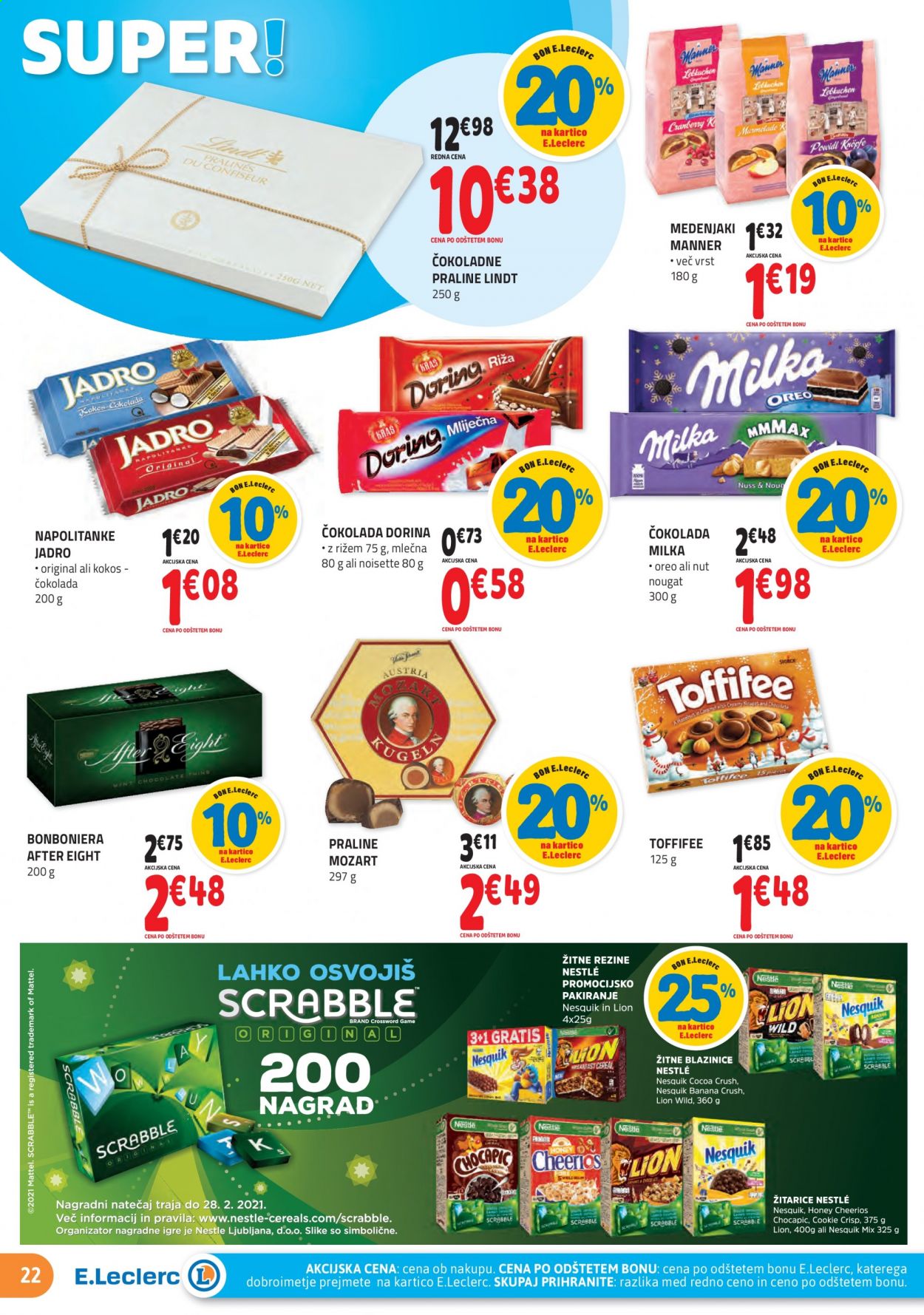 E.Leclerc katalog - 27.1.2021 - 6.2.2021. Stran 22