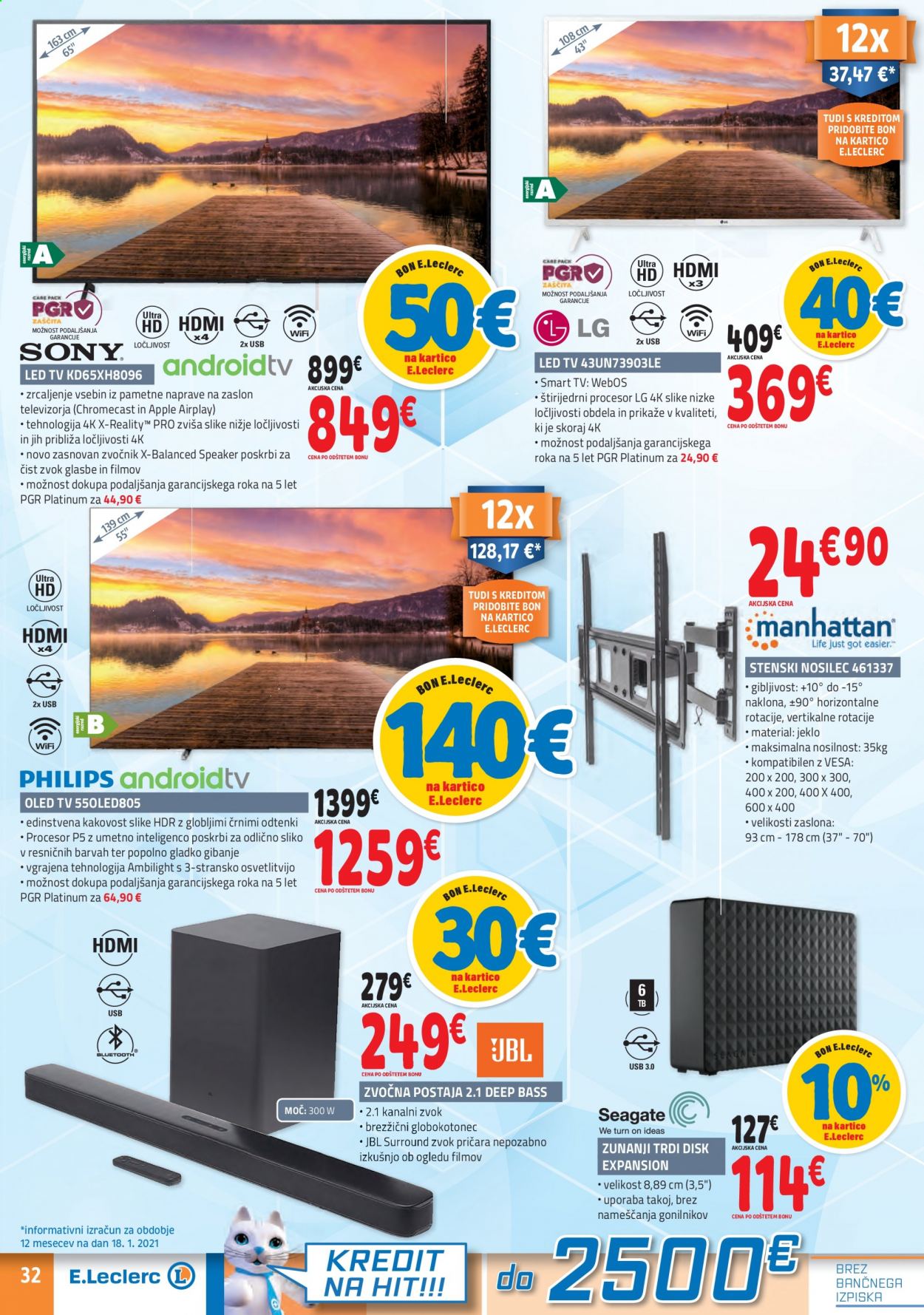 E.Leclerc katalog - 27.1.2021 - 6.2.2021. Stran 32
