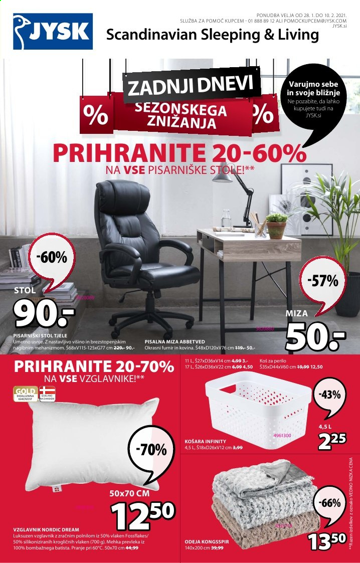 JYSK katalog - 28.1.2021 - 10.2.2021. Stran 1