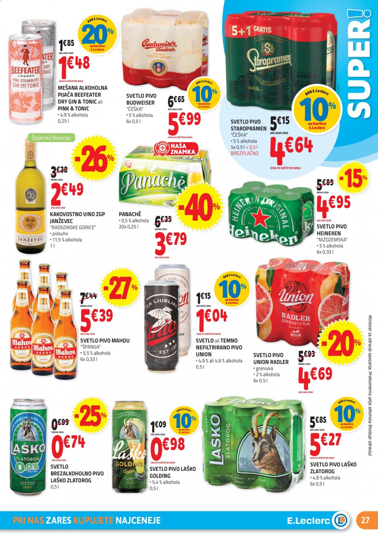 E.Leclerc katalog - 3.2.2021 - 13.2.2021. Stran 27