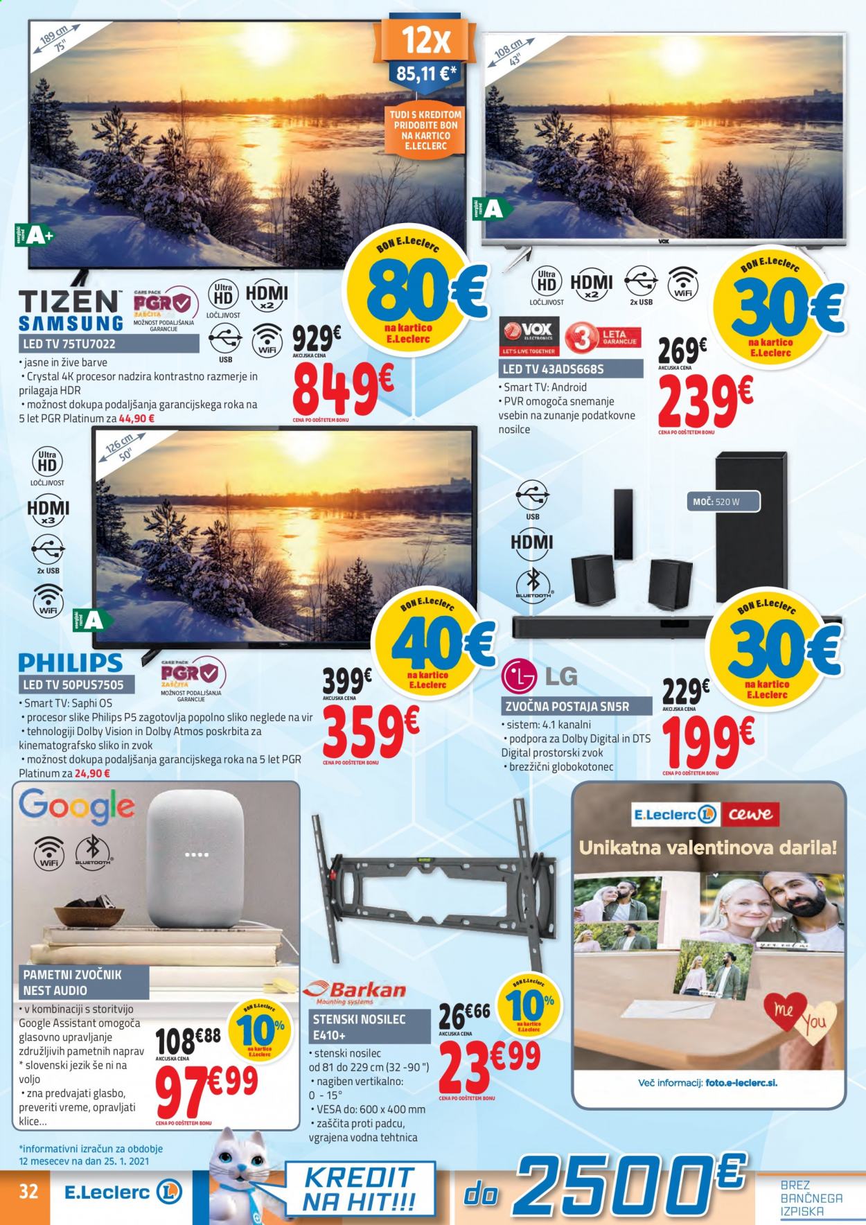 E.Leclerc katalog - 3.2.2021 - 13.2.2021. Stran 32