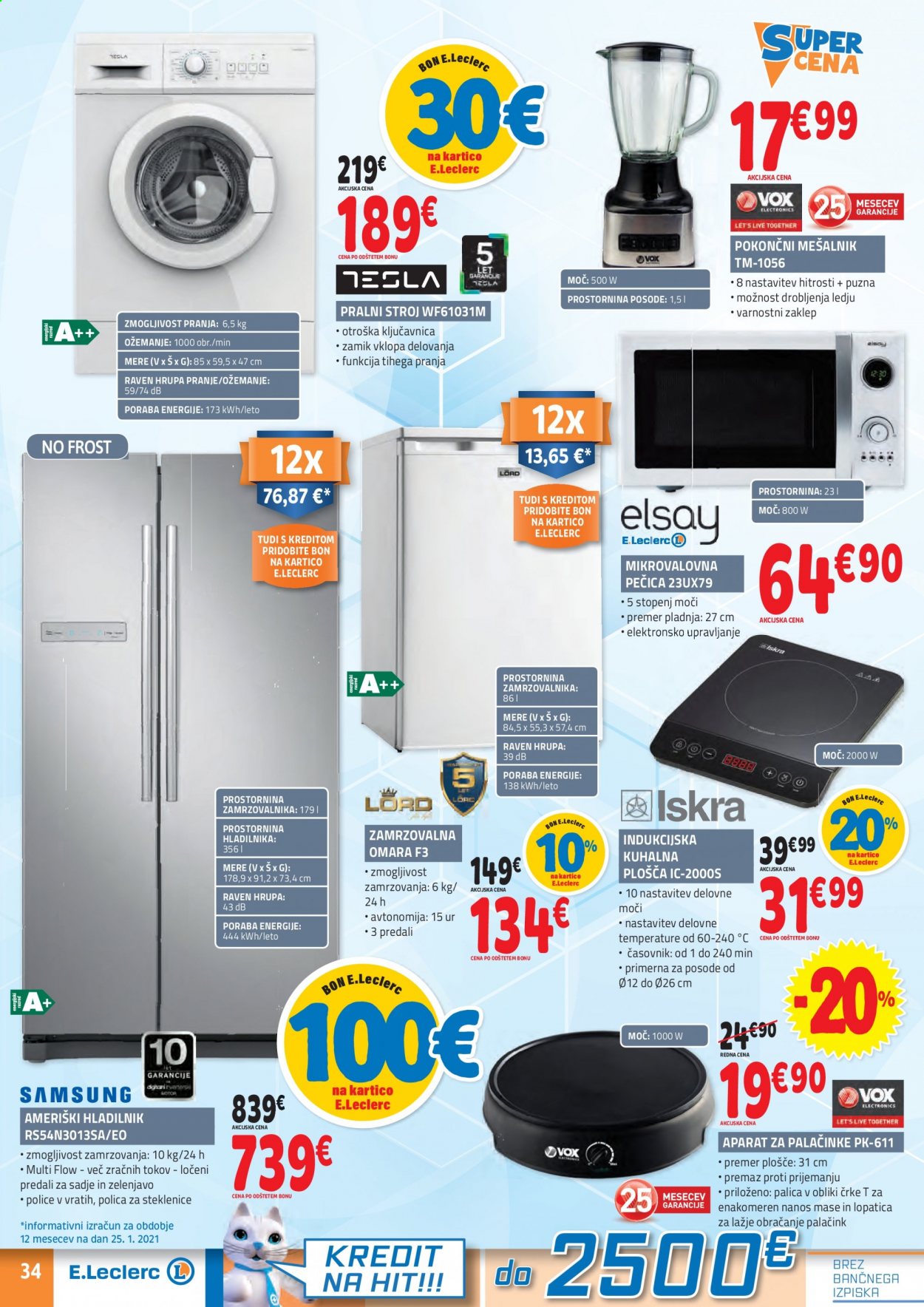 E.Leclerc katalog - 3.2.2021 - 13.2.2021. Stran 34