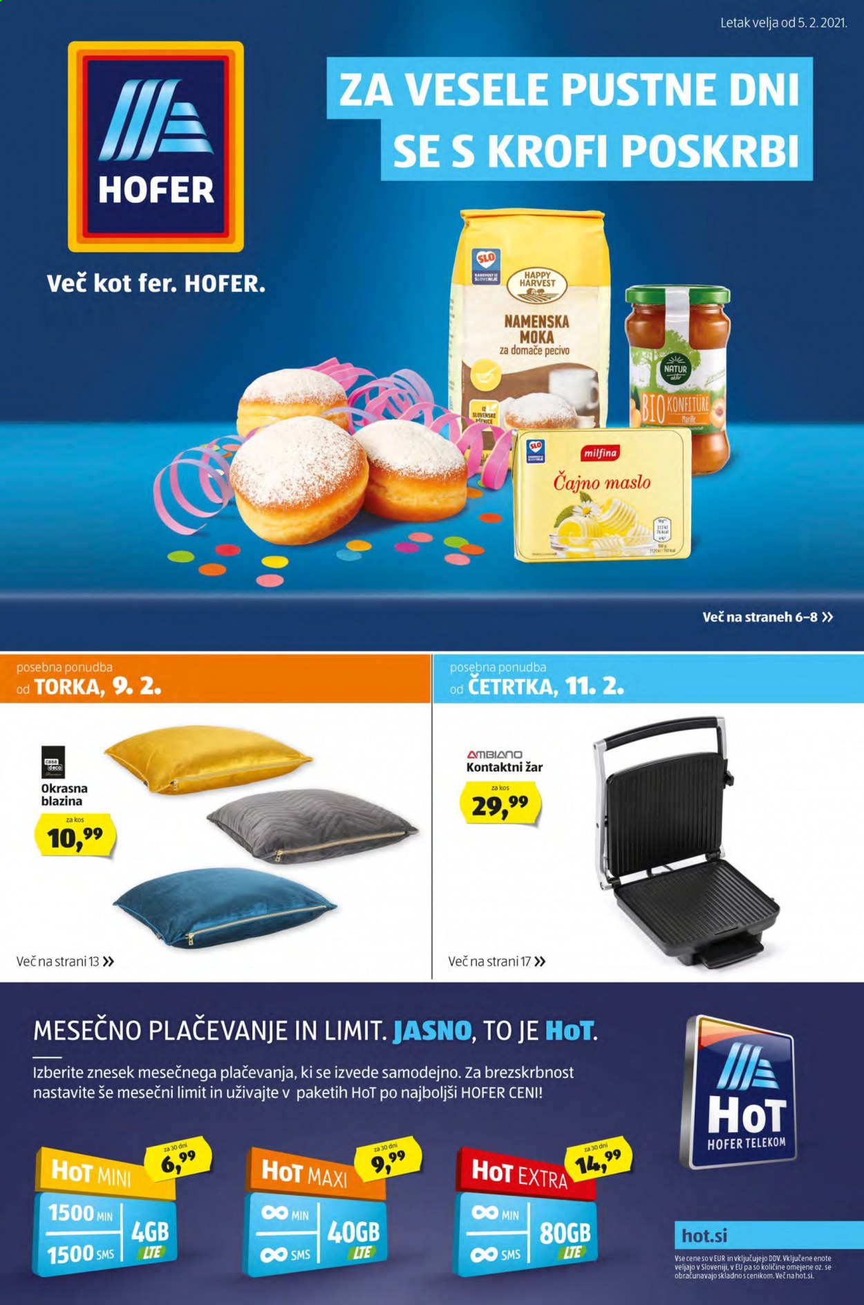 Hofer katalog - 5.2.2021 - 13.2.2021. Stran 1