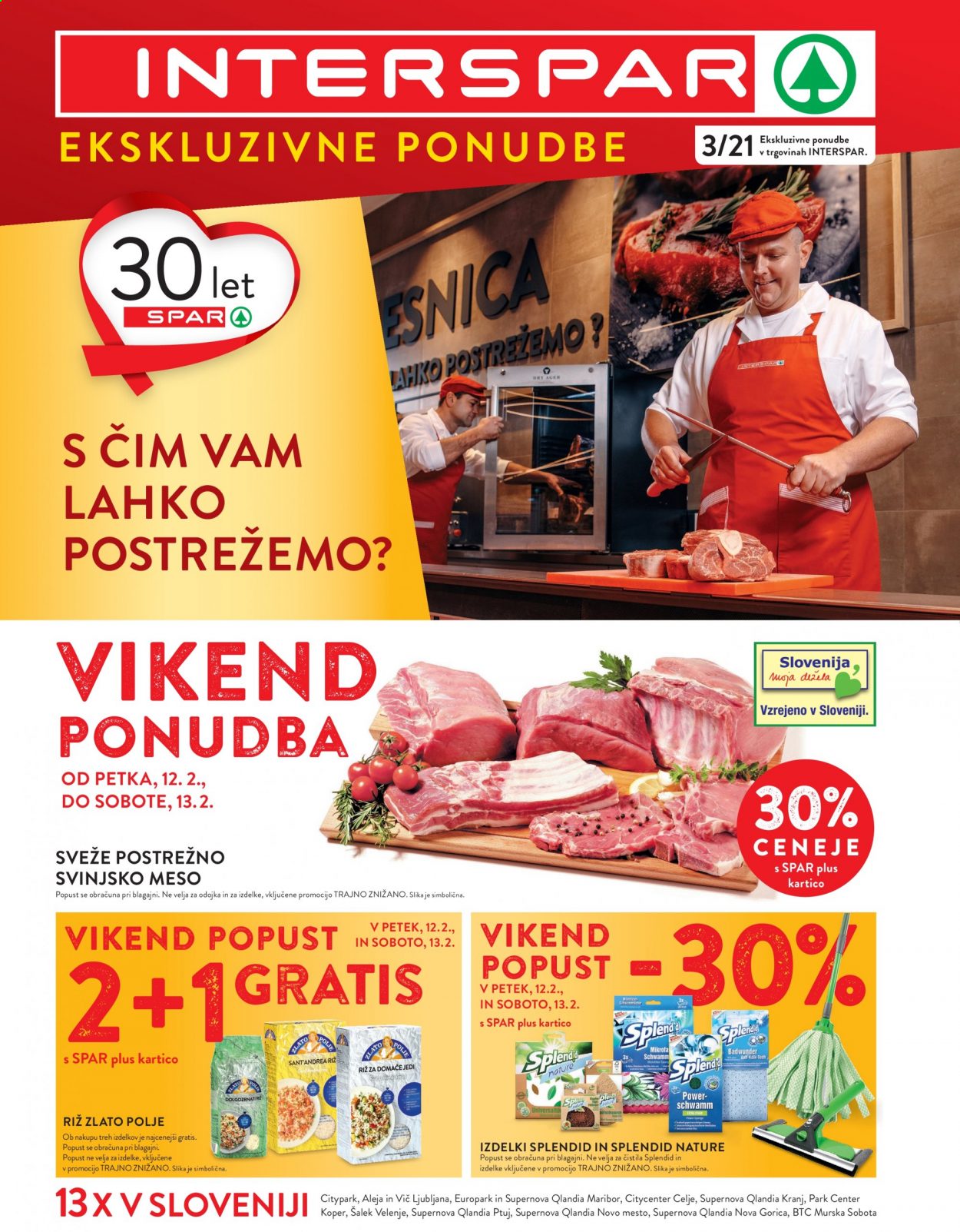 INTERSPAR katalog - 10.2.2021 - 16.2.2021. Stran 1