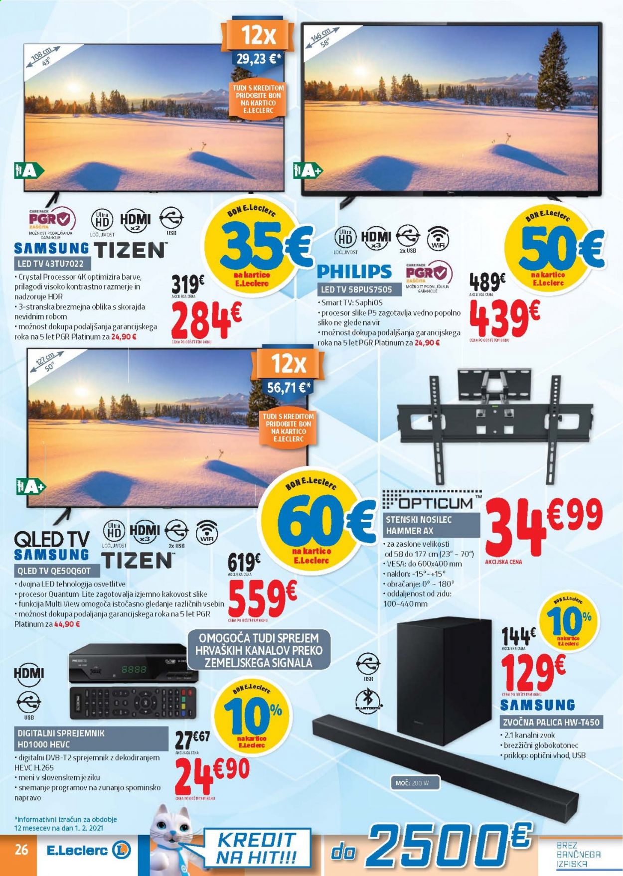 E.Leclerc katalog - 10.2.2021 - 20.2.2021. Stran 26