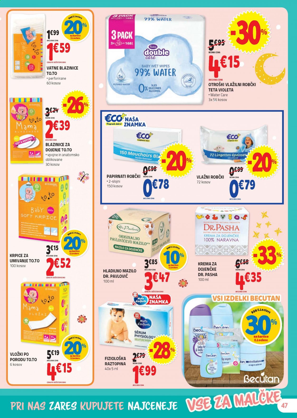 E.Leclerc katalog - 10.2.2021 - 20.2.2021. Stran 47