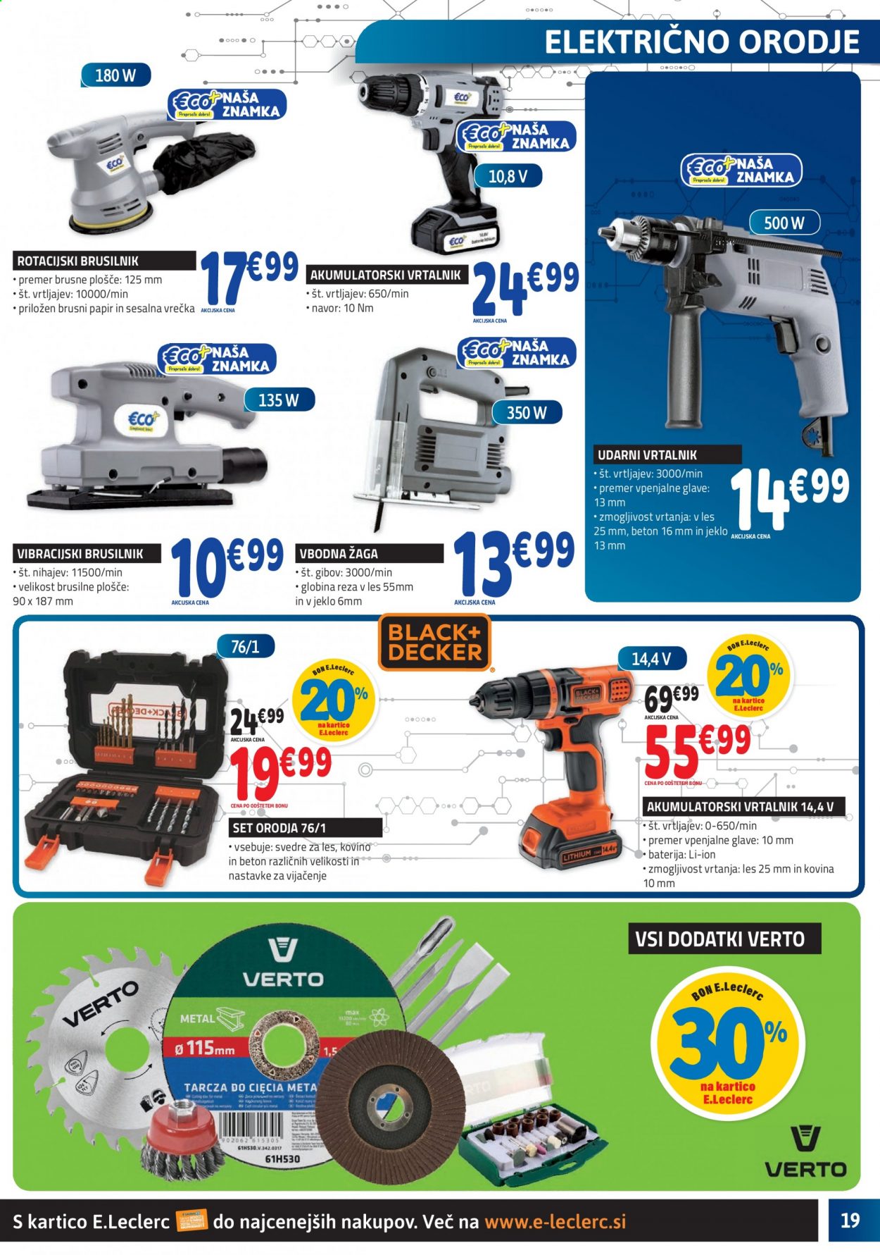 E.Leclerc katalog - 10.2.2021 - 27.2.2021. Stran 19