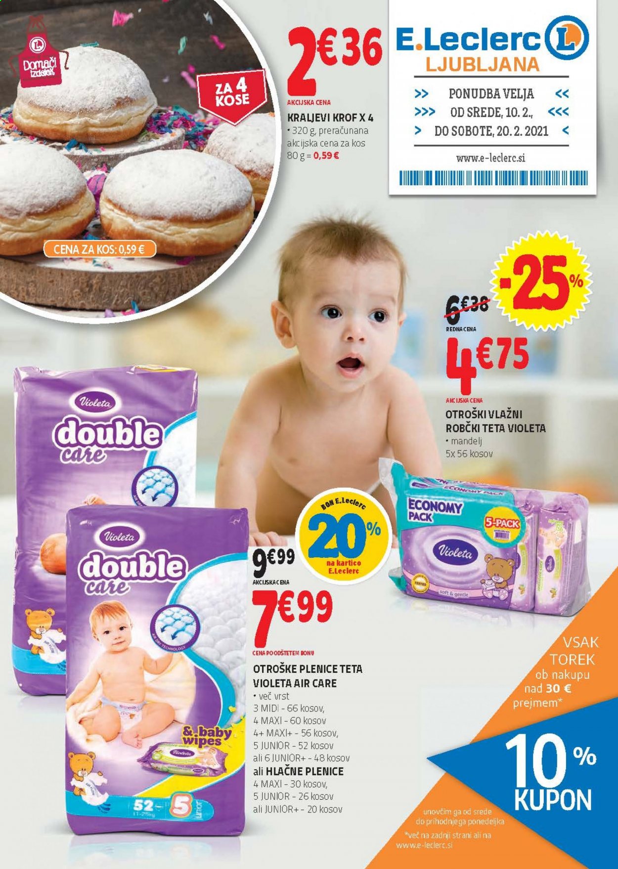 E.Leclerc katalog - 10.2.2021 - 20.2.2021. Stran 1