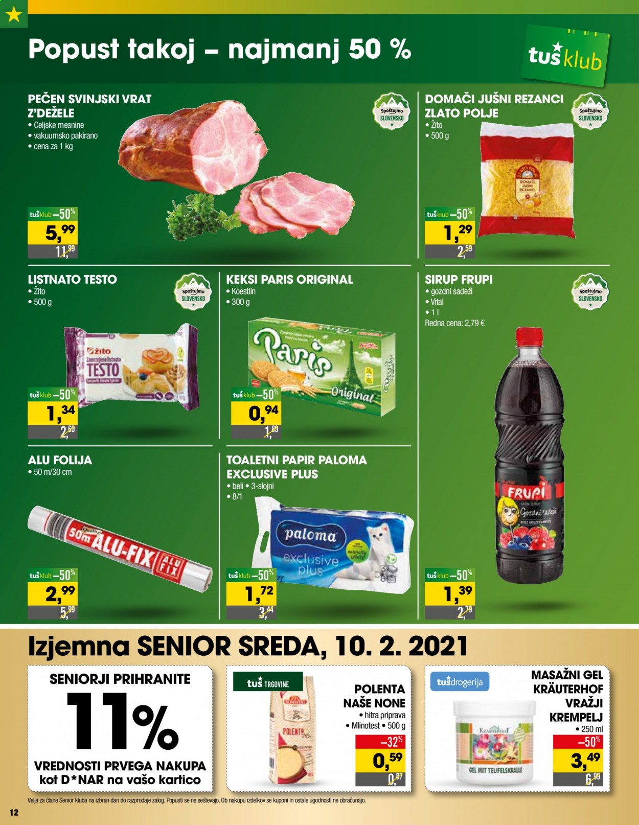 Tuš katalog - 11.2.2021 - 16.2.2021. Stran 12
