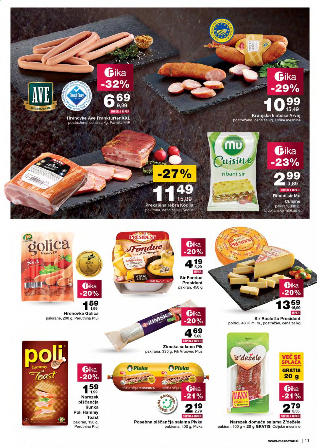 Mercator katalog - 11.2.2021 - 17.2.2021. Stran 11