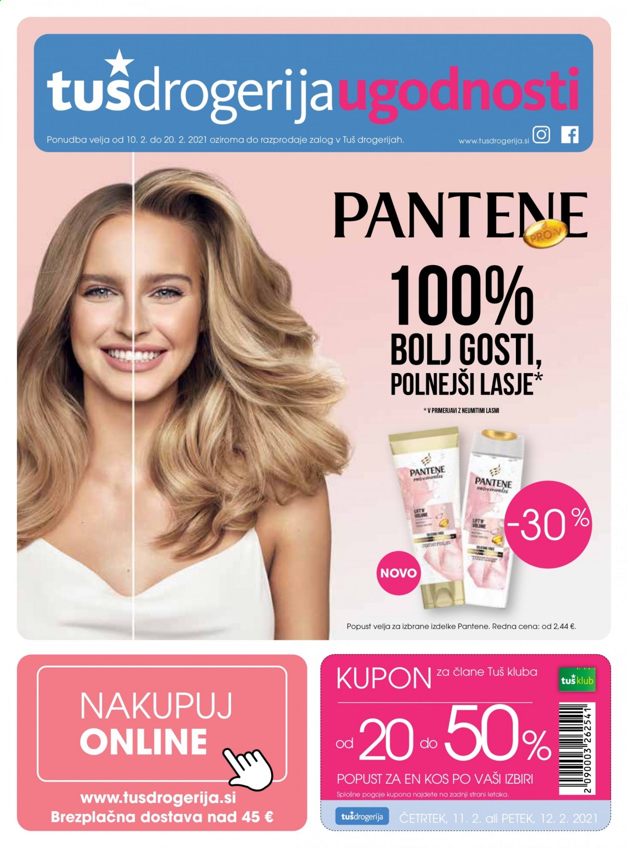 Tuš Drogeria katalog - 10.2.2021 - 20.2.2021. Stran 1