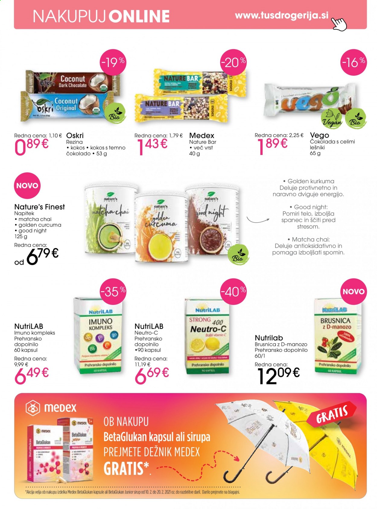 Tuš Drogeria katalog - 10.2.2021 - 20.2.2021. Stran 19