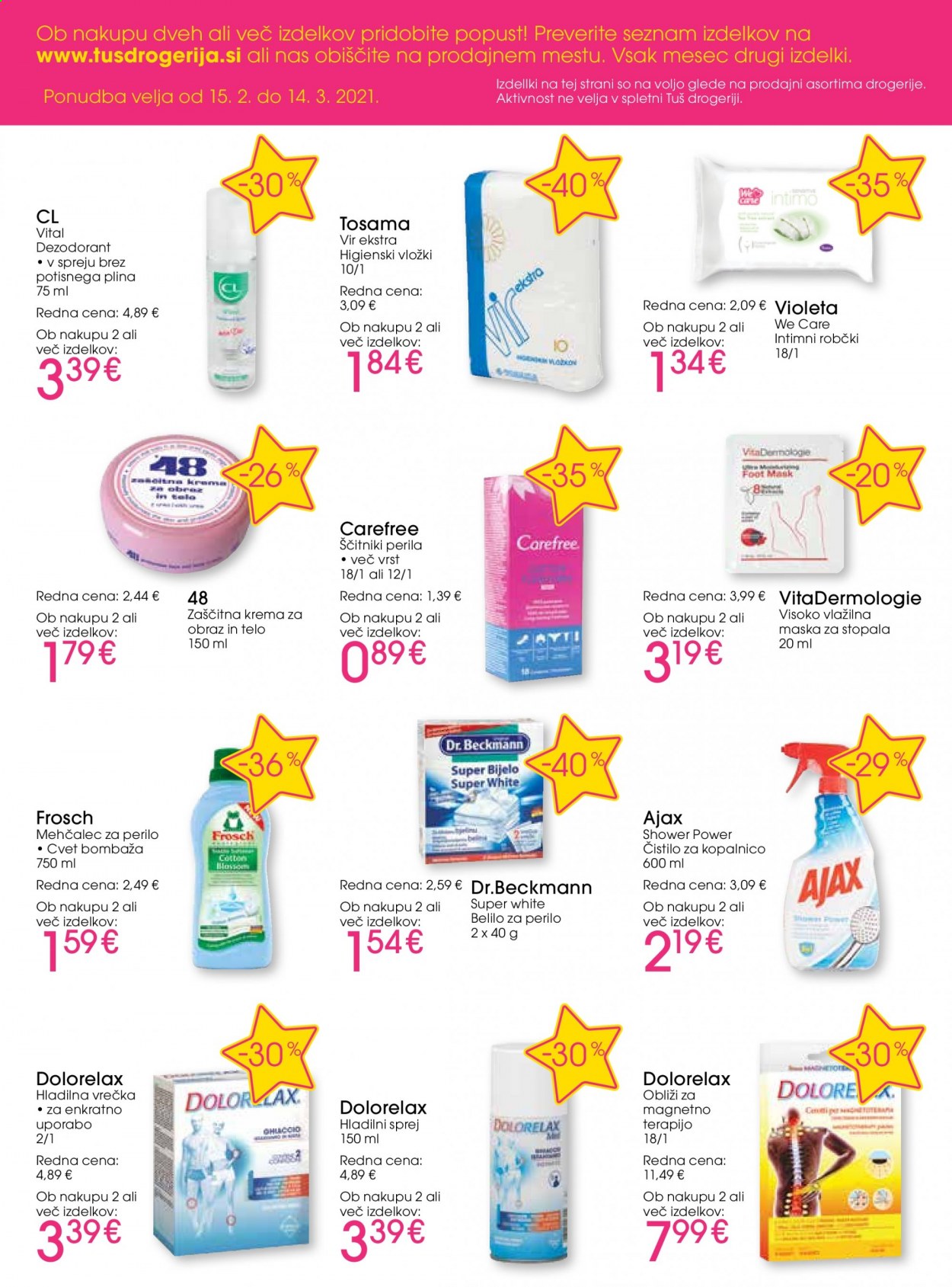 Tuš Drogeria katalog - 10.2.2021 - 20.2.2021. Stran 23
