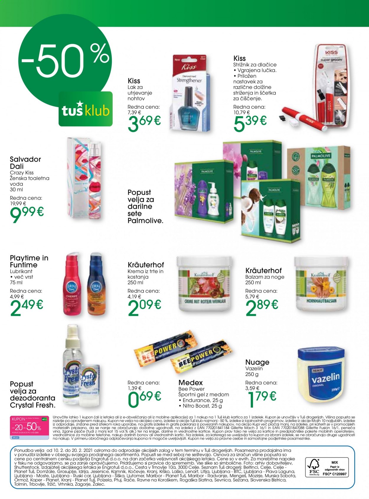 Tuš Drogeria katalog - 10.2.2021 - 20.2.2021. Stran 24