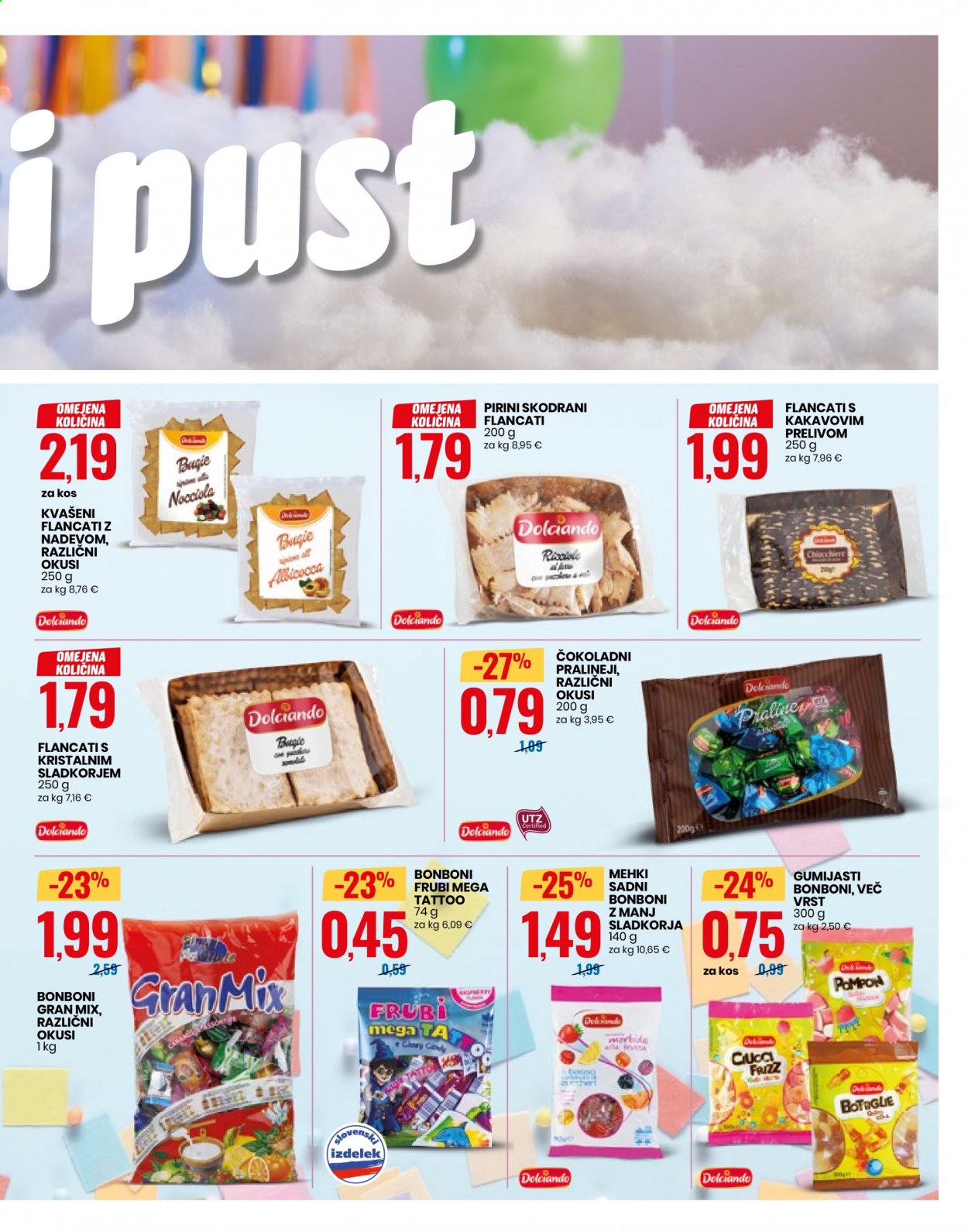 thumbnail - EuroSpin katalog - 11.2.2021 - 17.2.2021 - Ponudba izdelkov - bonboni, sadni bonboni. Stran 3.