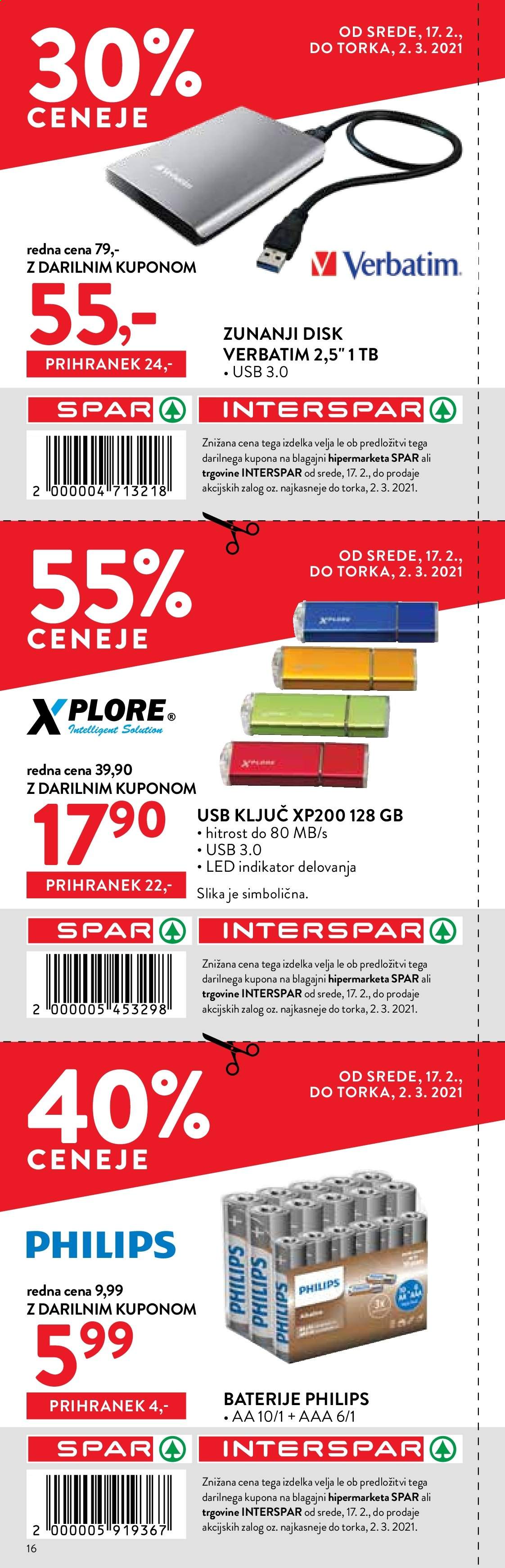 SPAR katalog - 17.2.2021 - 2.3.2021. Stran 16