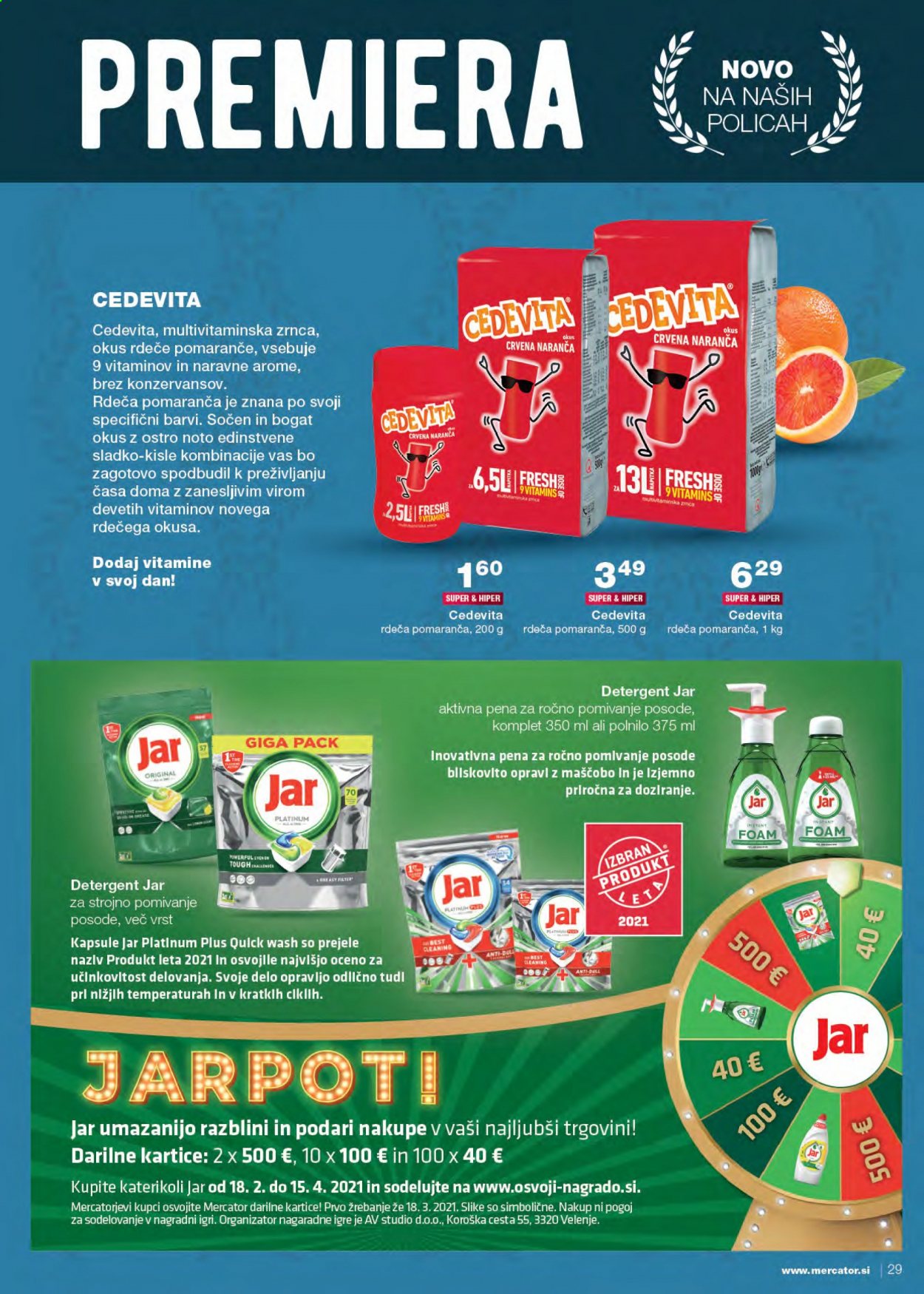 Mercator katalog - 18.2.2021 - 24.2.2021. Stran 29