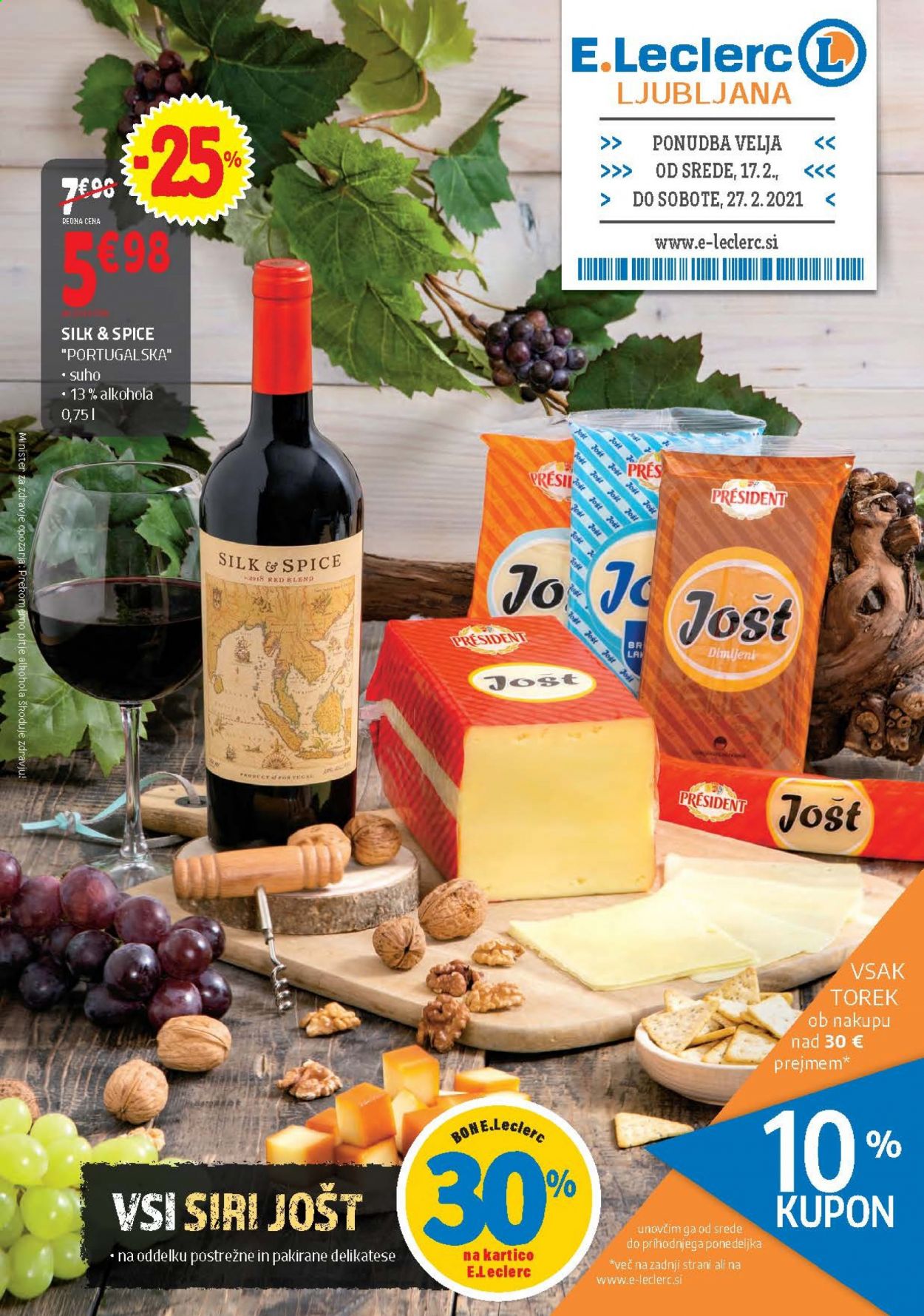 E.Leclerc katalog - 17.2.2021 - 27.2.2021. Stran 1