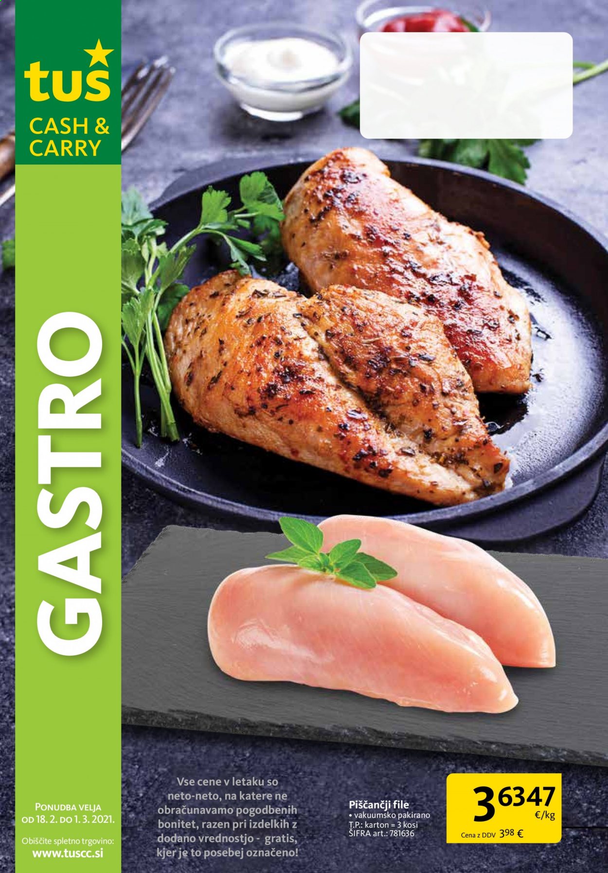 Tuš Cash & Carry katalog - 18.2.2021 - 1.3.2021. Stran 1