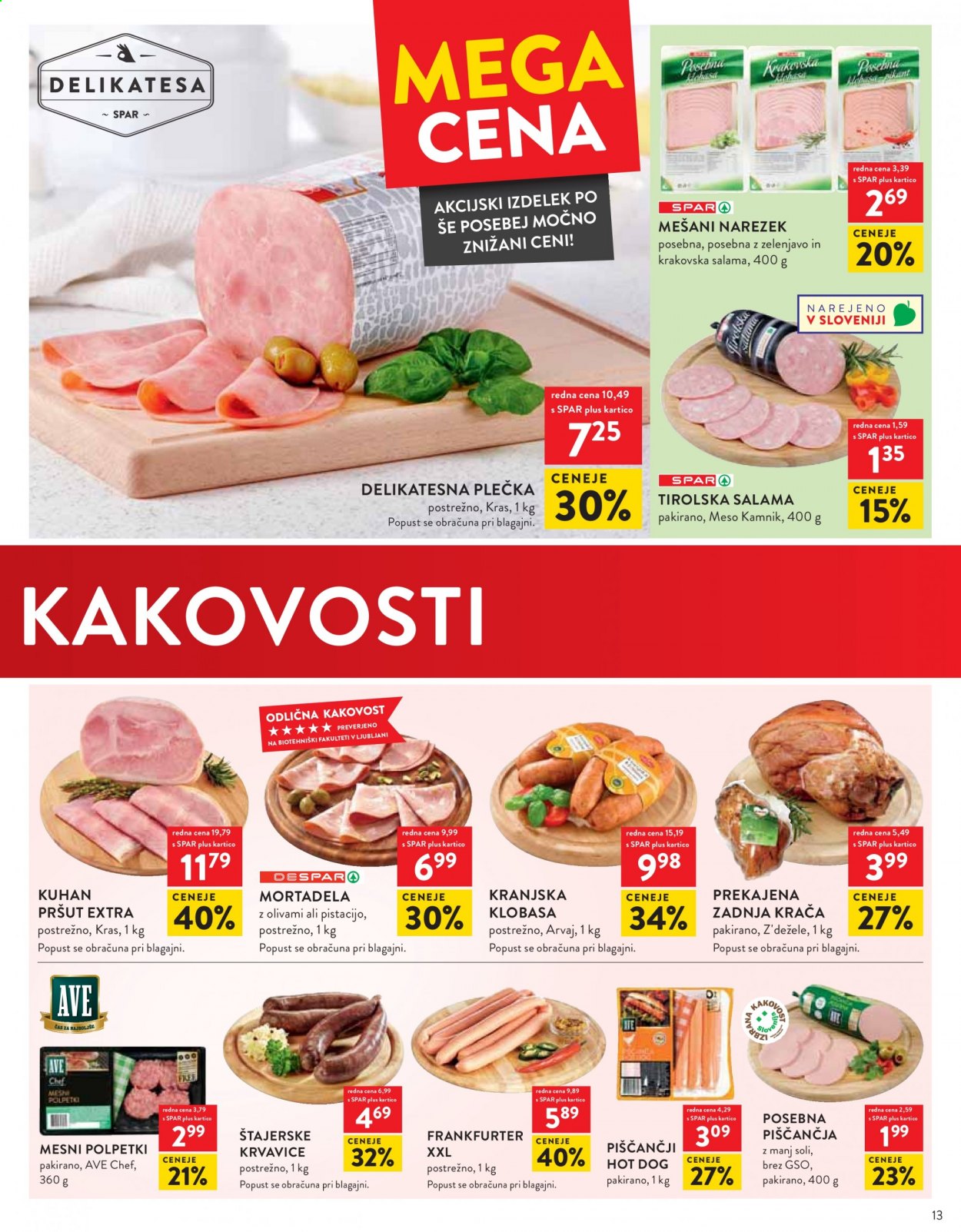 SPAR katalog - 24.2.2021 - 2.3.2021. Stran 13