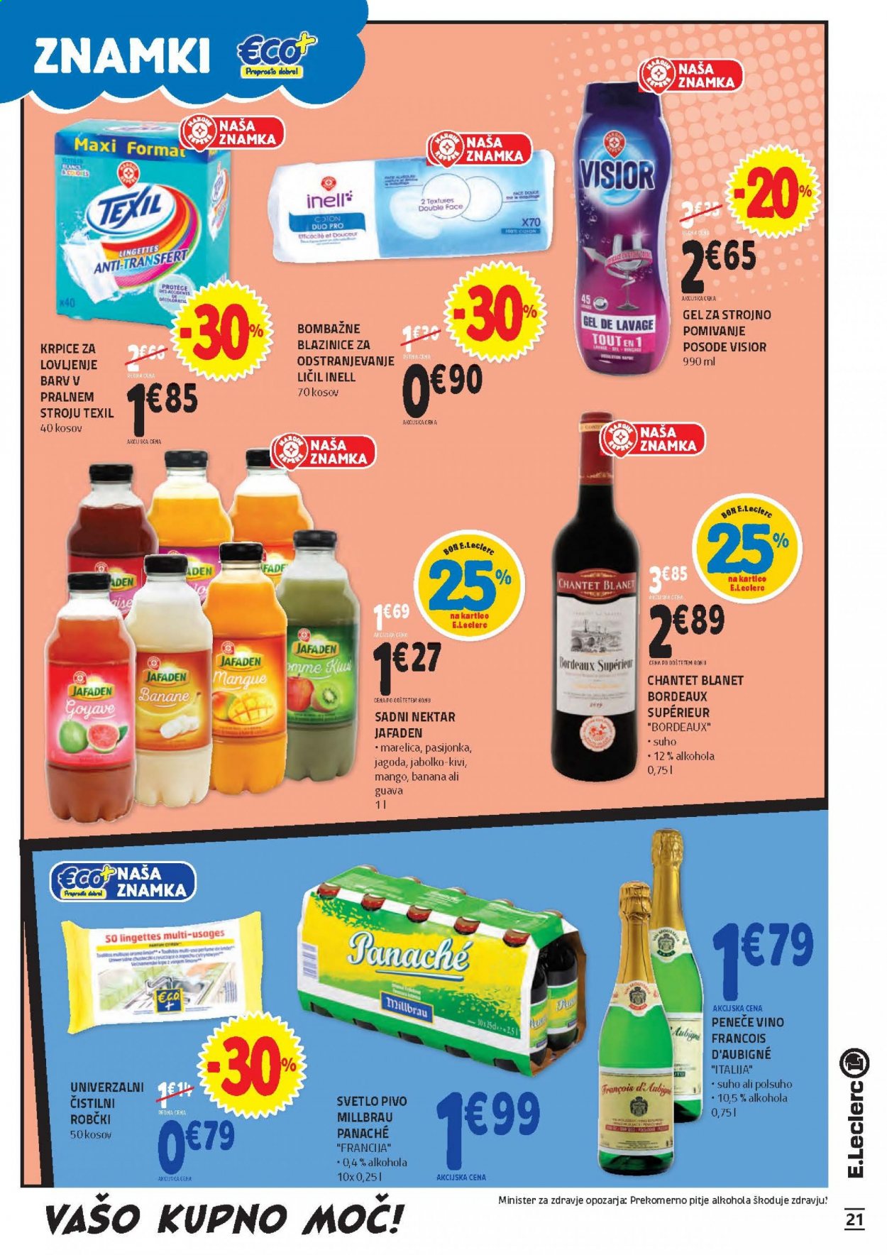 E.Leclerc katalog - 24.2.2021 - 6.3.2021. Stran 21