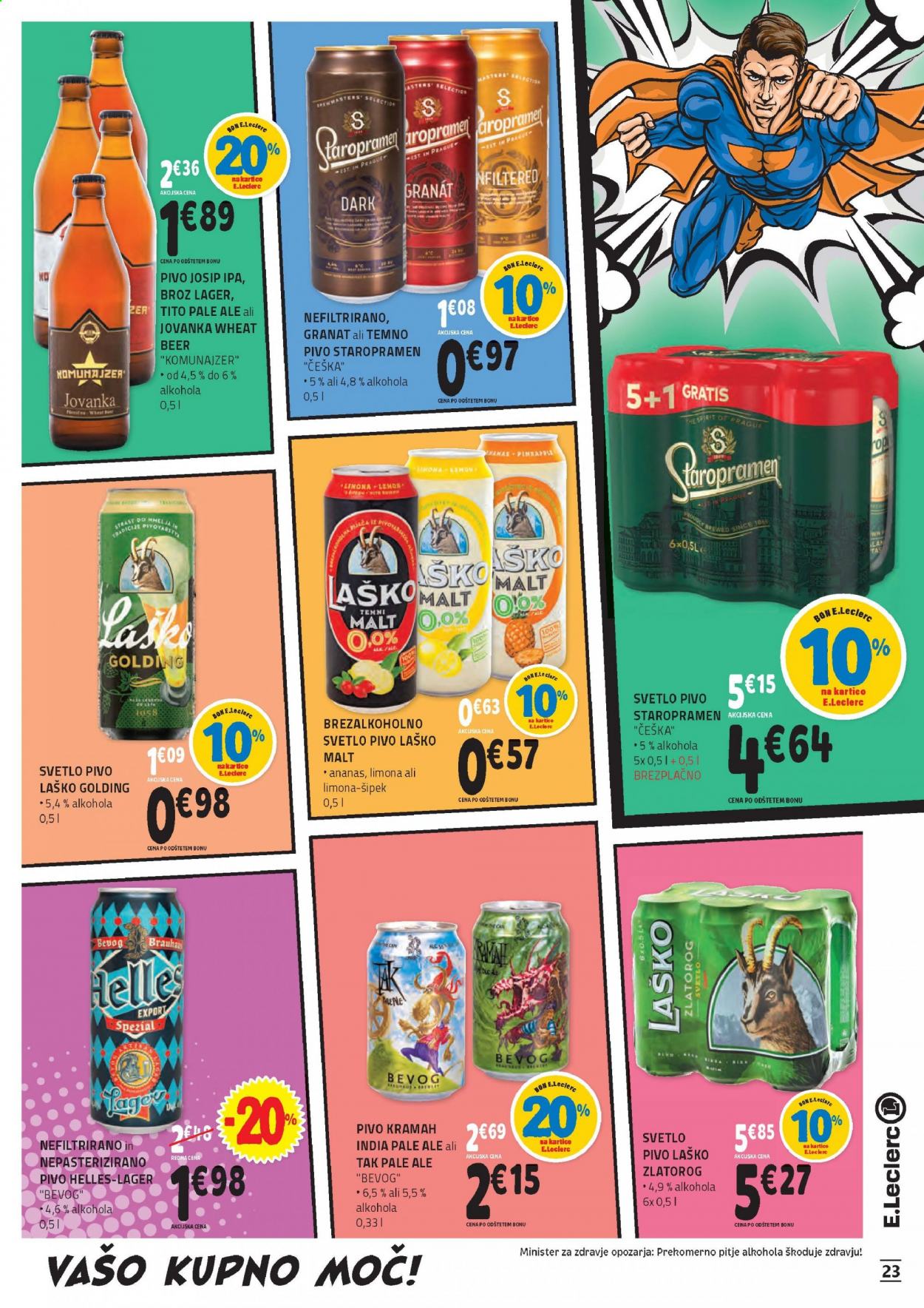 E.Leclerc katalog - 24.2.2021 - 6.3.2021. Stran 23