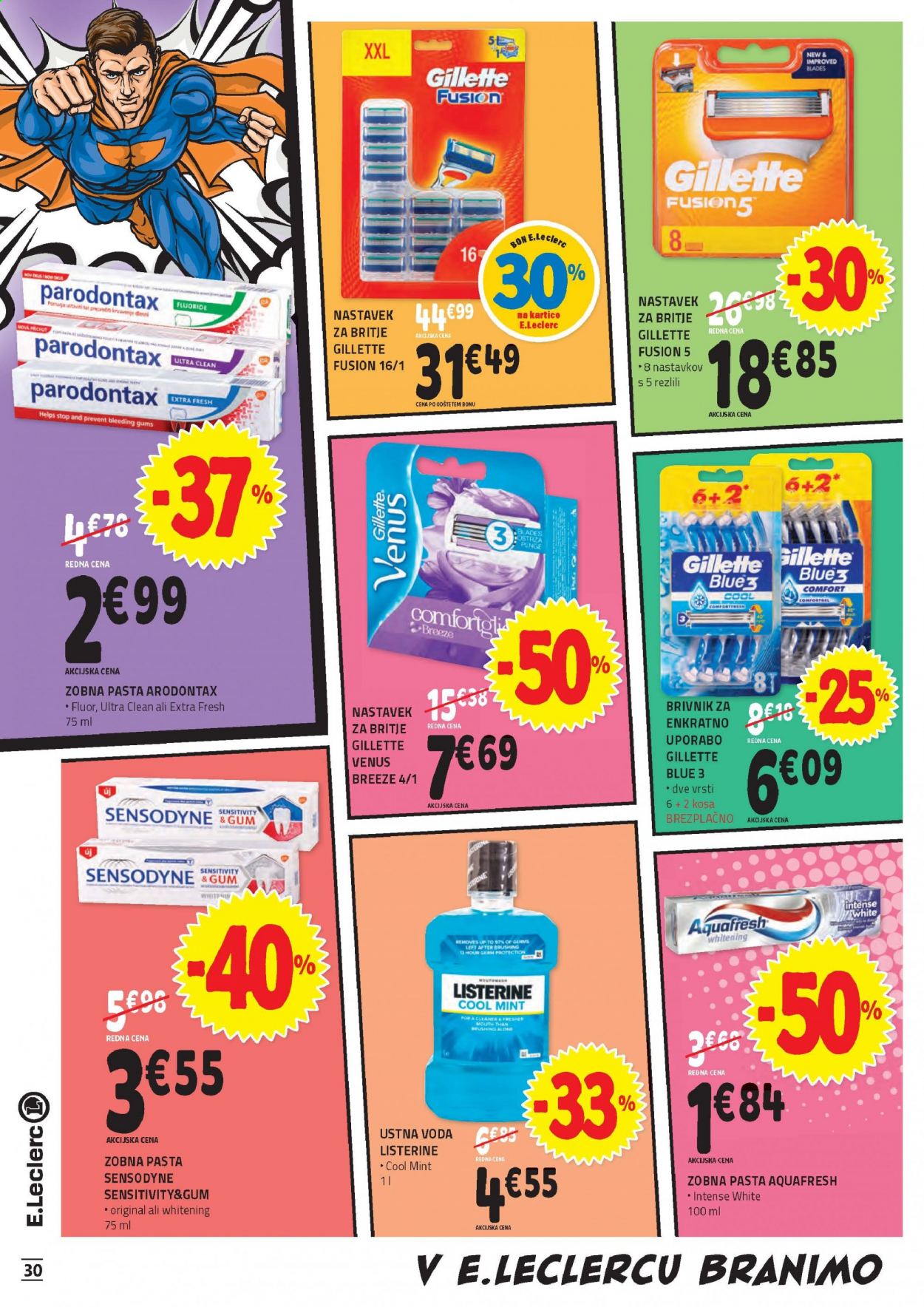 E.Leclerc katalog - 24.2.2021 - 6.3.2021. Stran 30