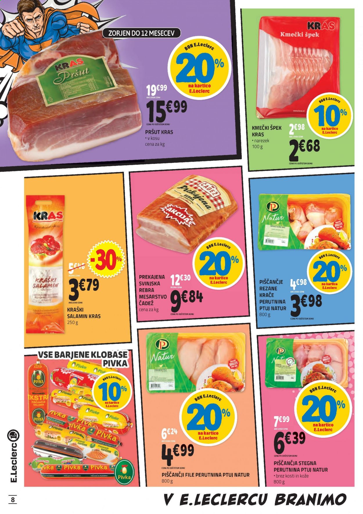 E.Leclerc katalog - 24.2.2021 - 6.3.2021. Stran 8