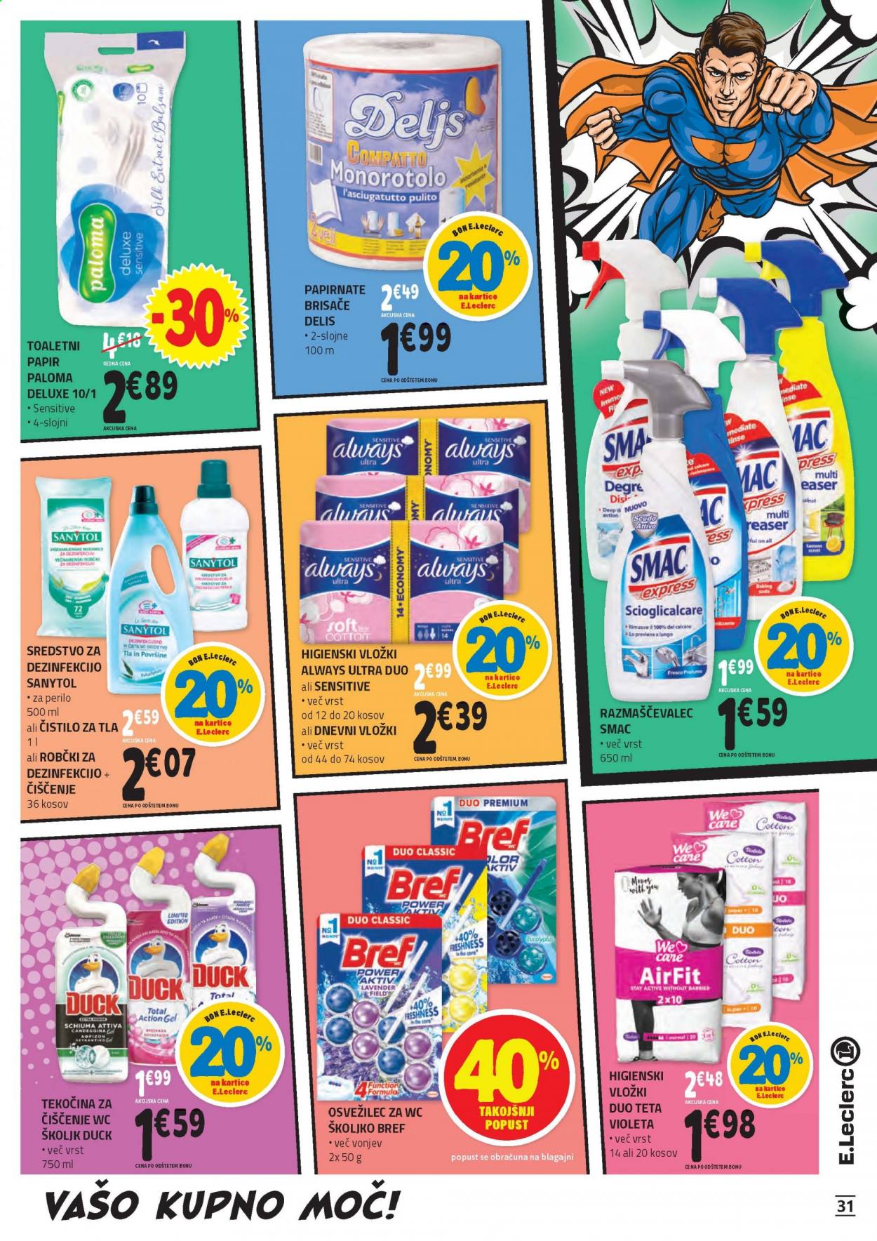 E.Leclerc katalog - 24.2.2021 - 6.3.2021. Stran 31