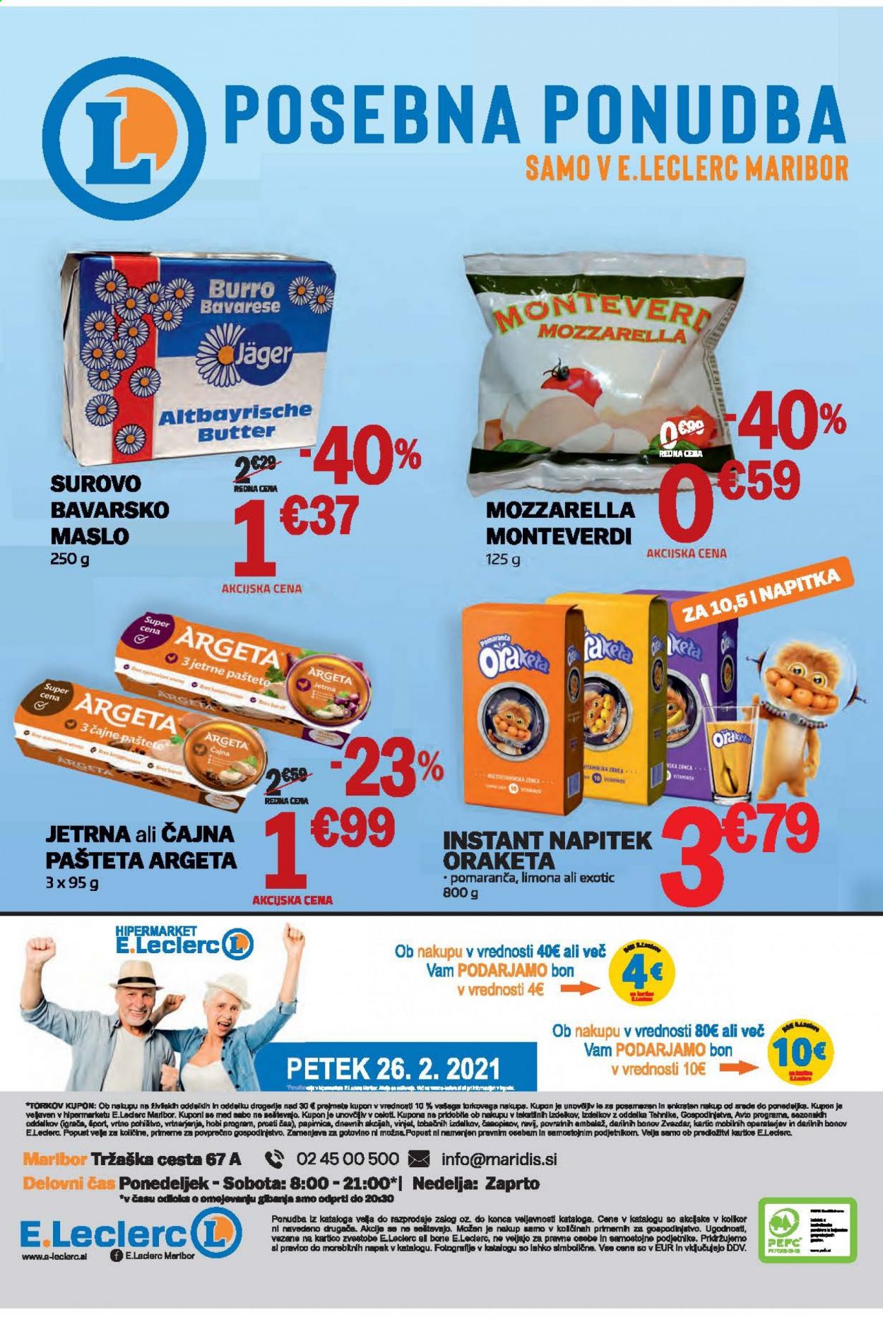 E.Leclerc katalog - 24.2.2021 - 6.3.2021. Stran 48