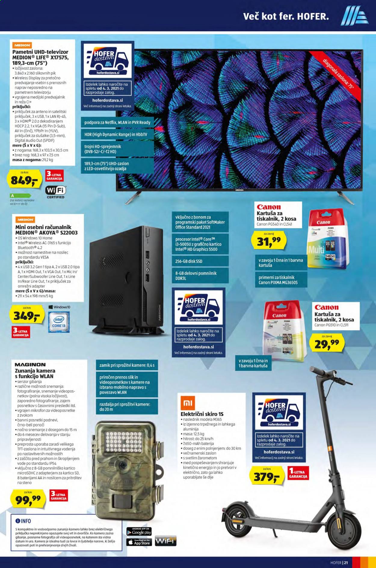 Hofer katalog - 26.2.2021 - 6.3.2021. Stran 21