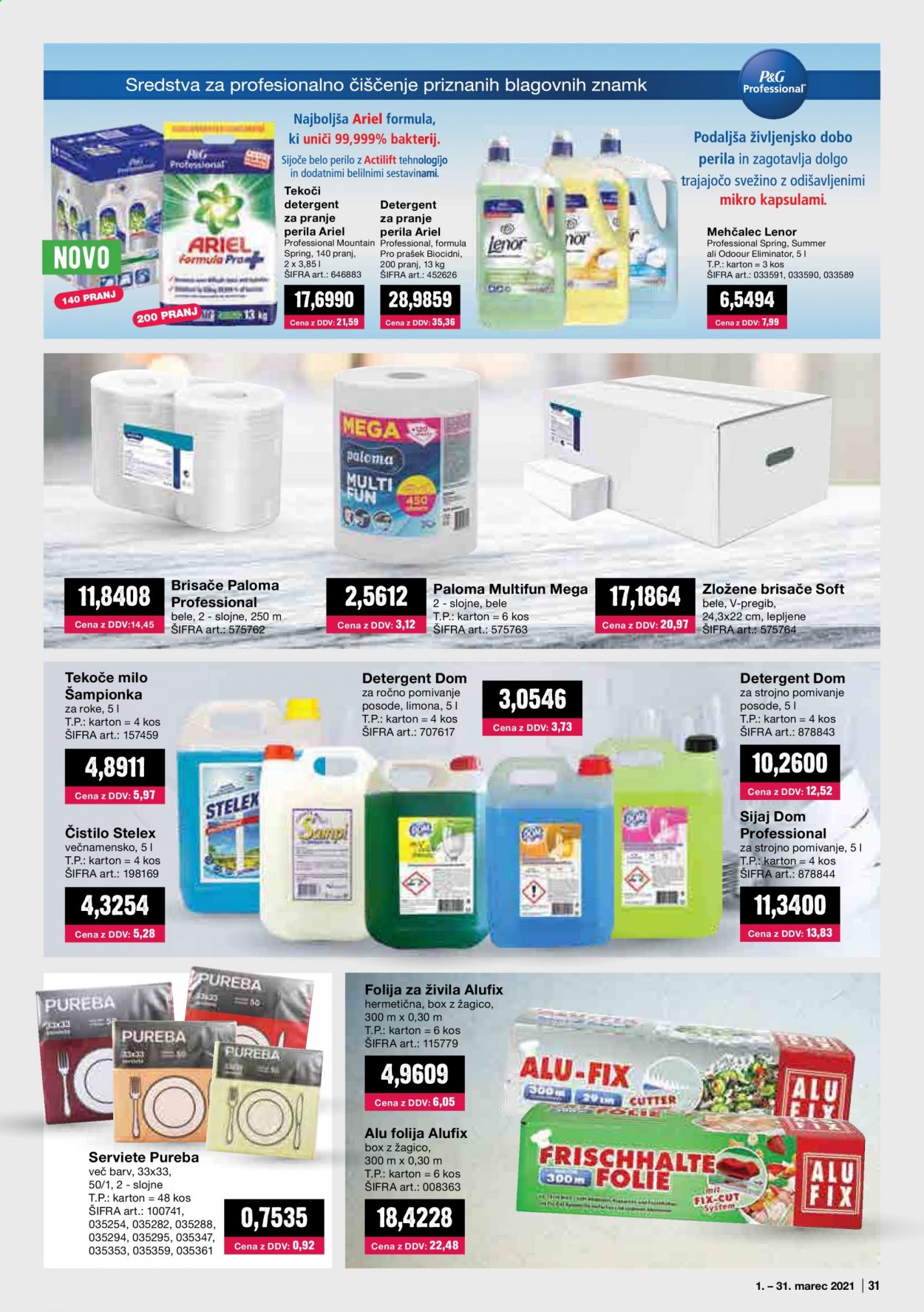 Mercator Cash & Carry katalog - 1.3.2021 - 31.3.2021. Stran 31