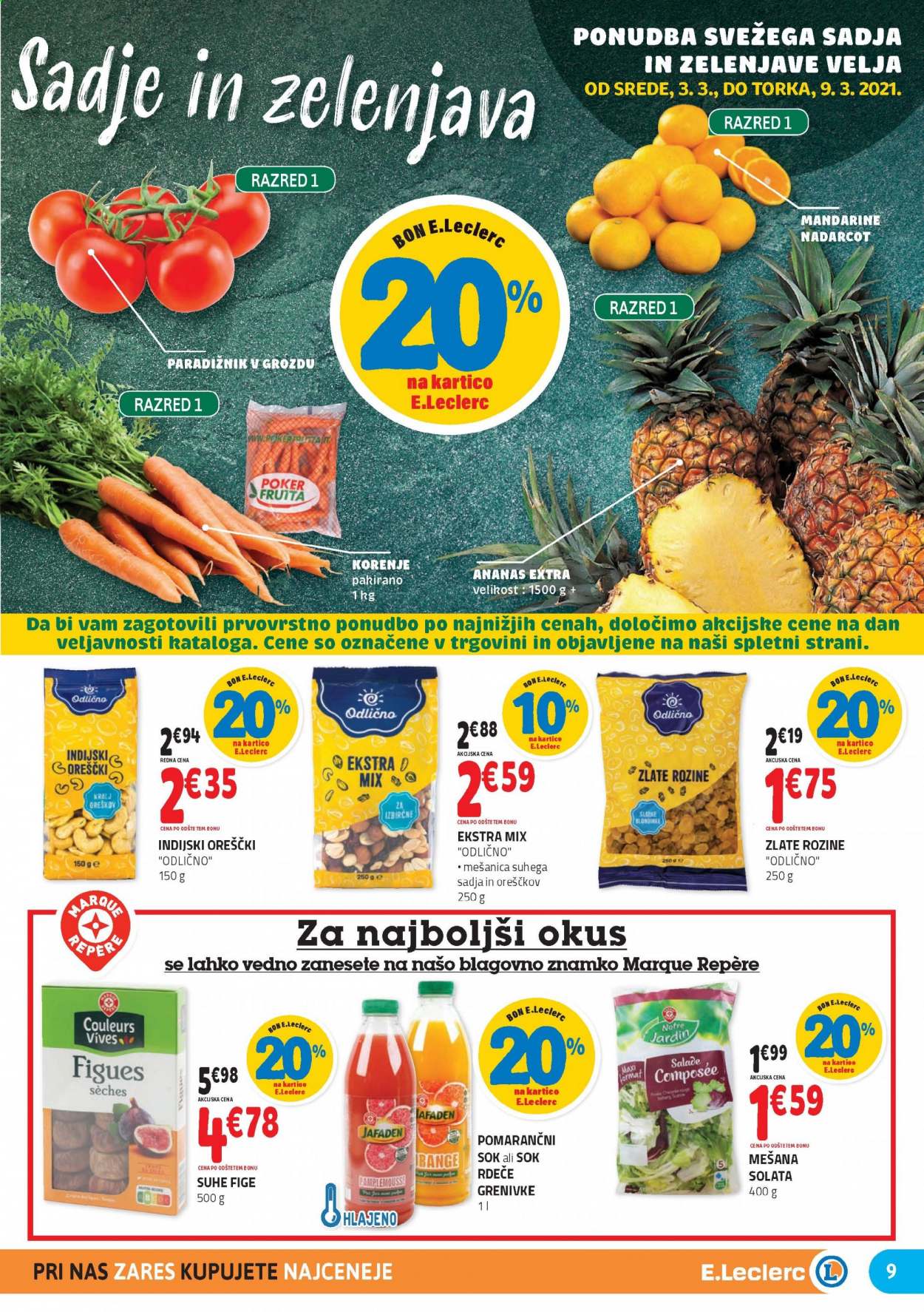 E.Leclerc katalog - 3.3.2021 - 13.3.2021. Stran 9