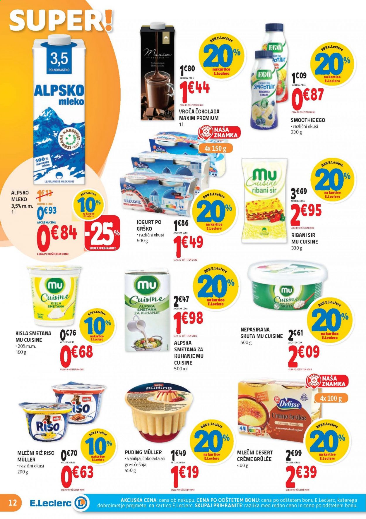 E.Leclerc katalog - 3.3.2021 - 13.3.2021. Stran 12