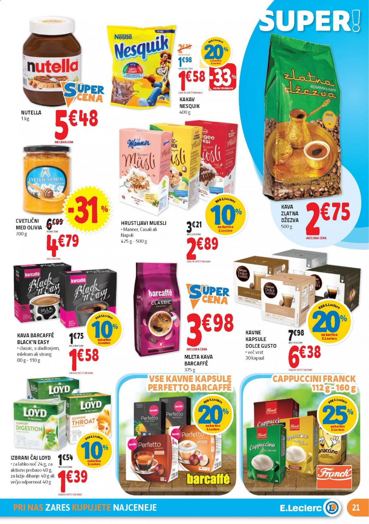 E.Leclerc katalog - 3.3.2021 - 13.3.2021. Stran 21