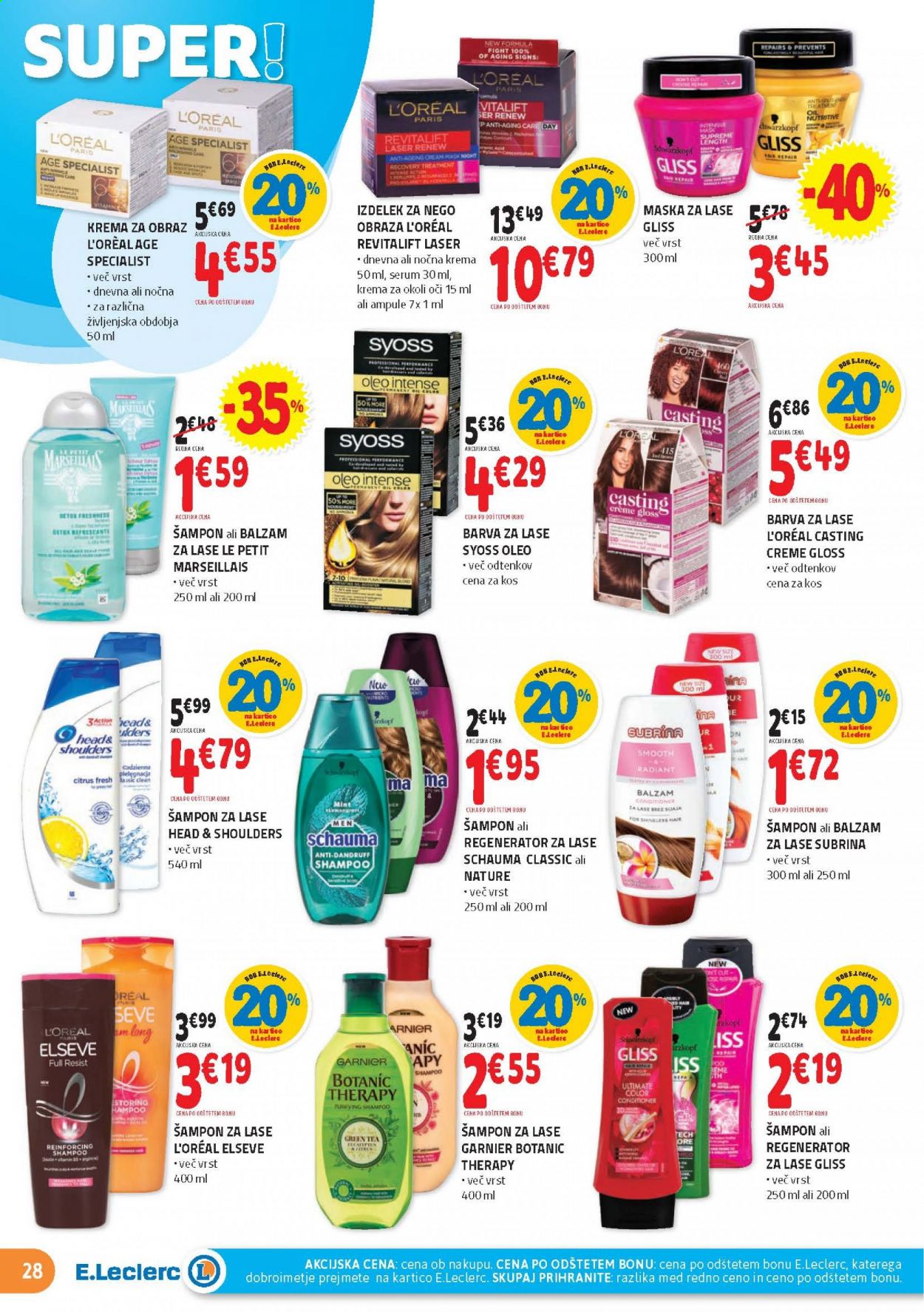 E.Leclerc katalog - 3.3.2021 - 13.3.2021. Stran 28