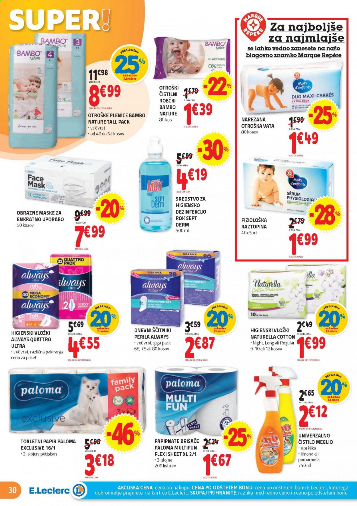 E.Leclerc katalog - 3.3.2021 - 13.3.2021. Stran 30